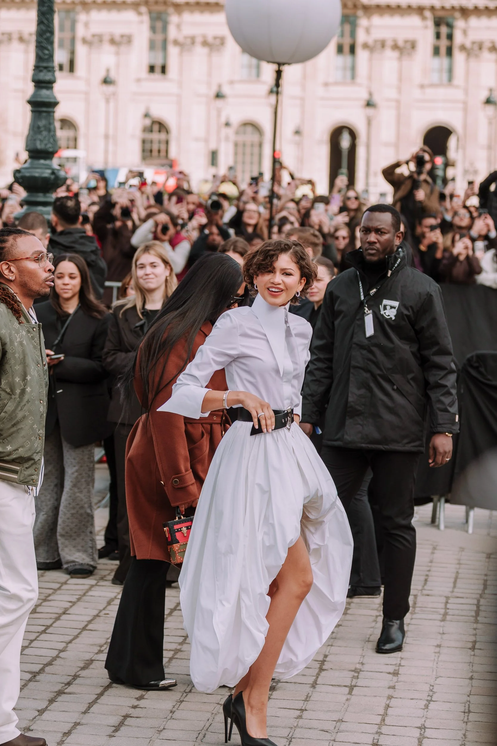 Zendaya at Louis Vuitton Fall Winter 2026 fashion week photographed by Kyle C Photography