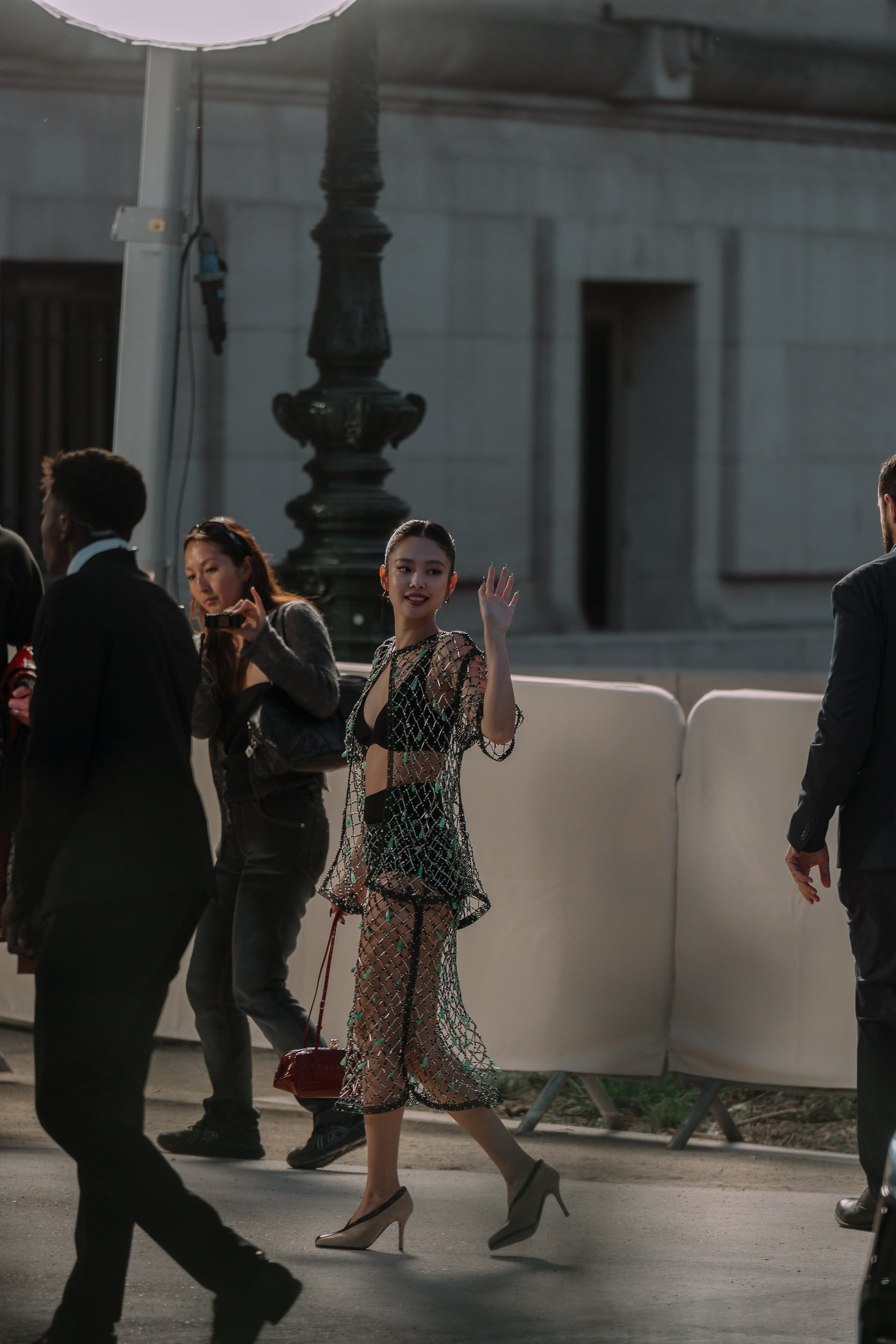 Jennie at Chanel Fall Winter 2026 Paris Fashion Week photographed by Kyle C Photography