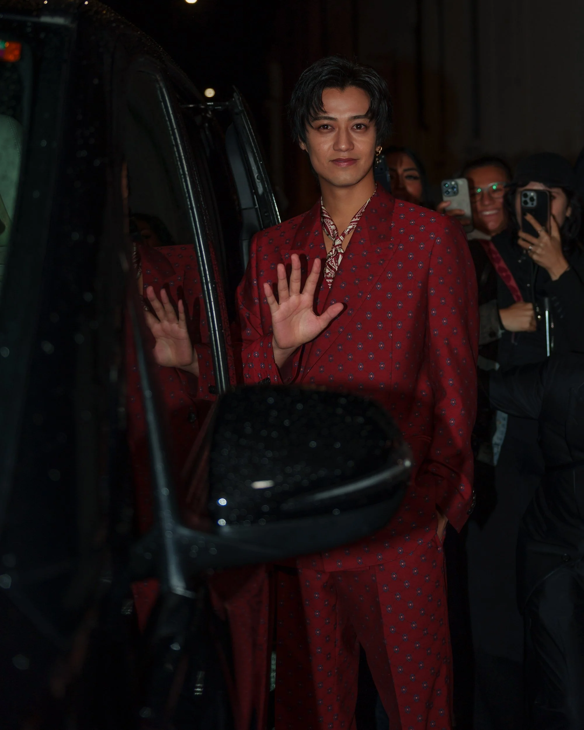 Kaito Takahashi at Etro Spring Summer 2026 Milan Fashion Week photographed by Kyle C Photography