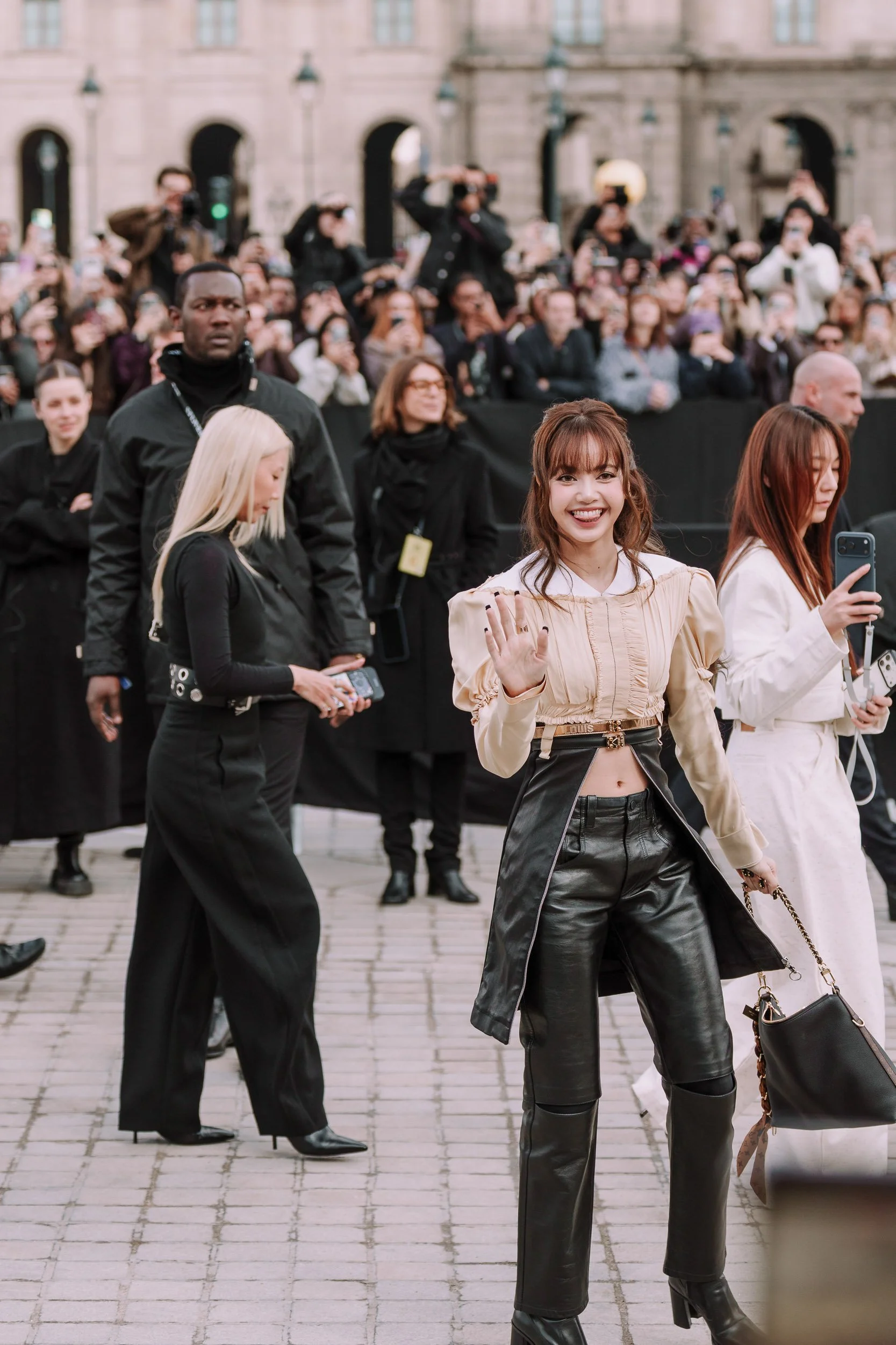 Lisa from BLACKPINK at Louis Vuitton Fall Winter 2026 fashion week photographed by Kyle C Photography