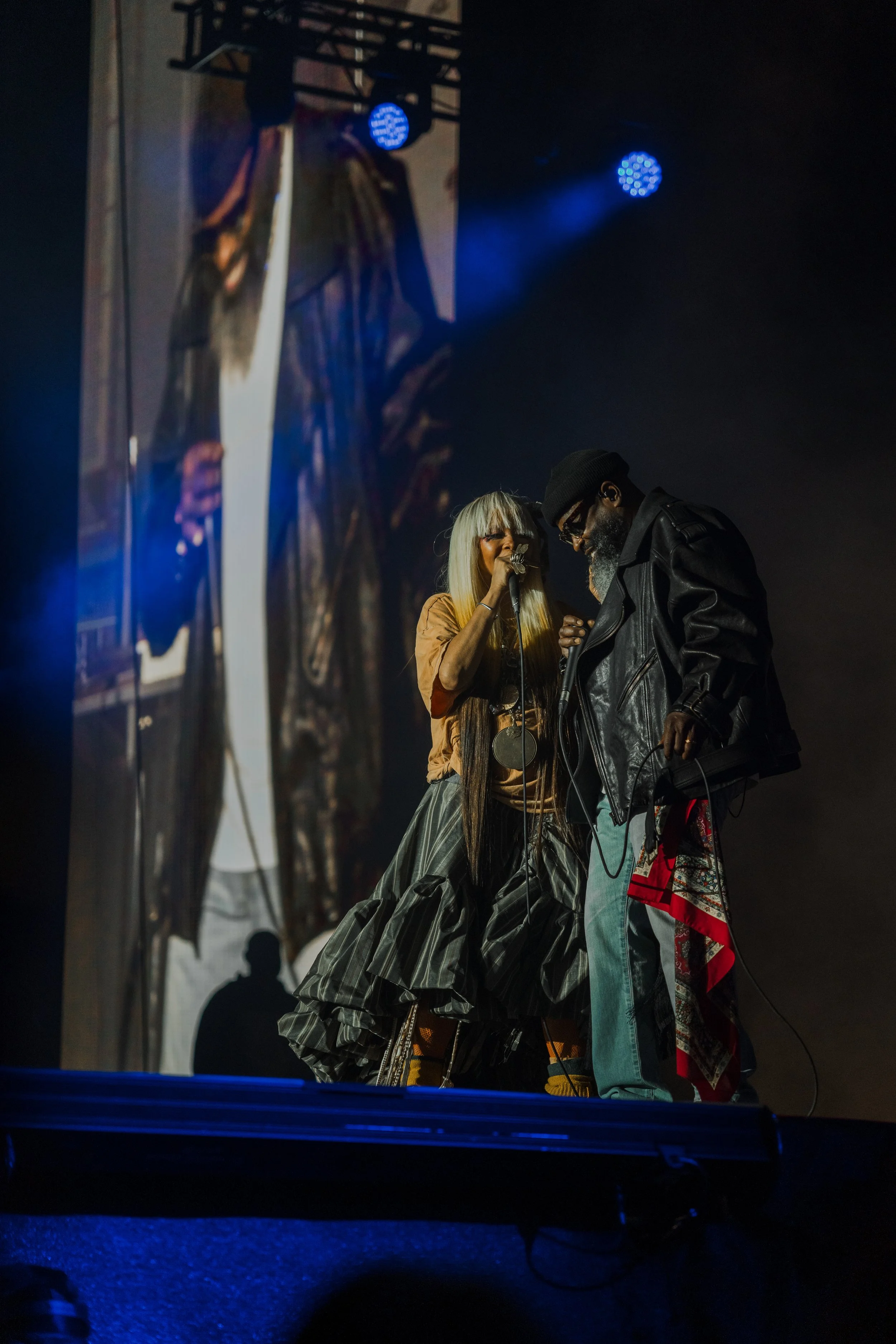 Erykah Badu and Black Thought performs at Roots Picnic 2026 in Philadelphia, PA. Photo by Kyle Claud / Kyle C Photography.