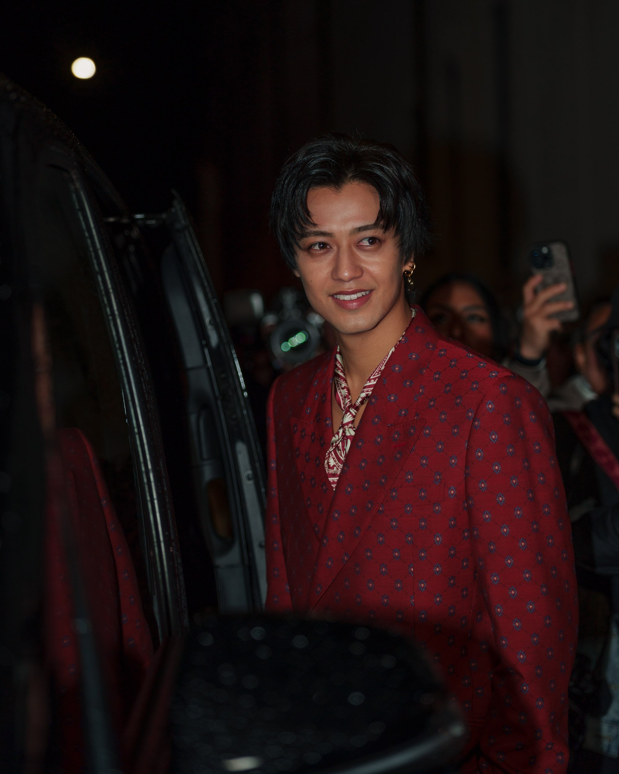 Kaito Takahashi at Etro Spring Summer 2026 Milan Fashion Week photographed by Kyle C Photography