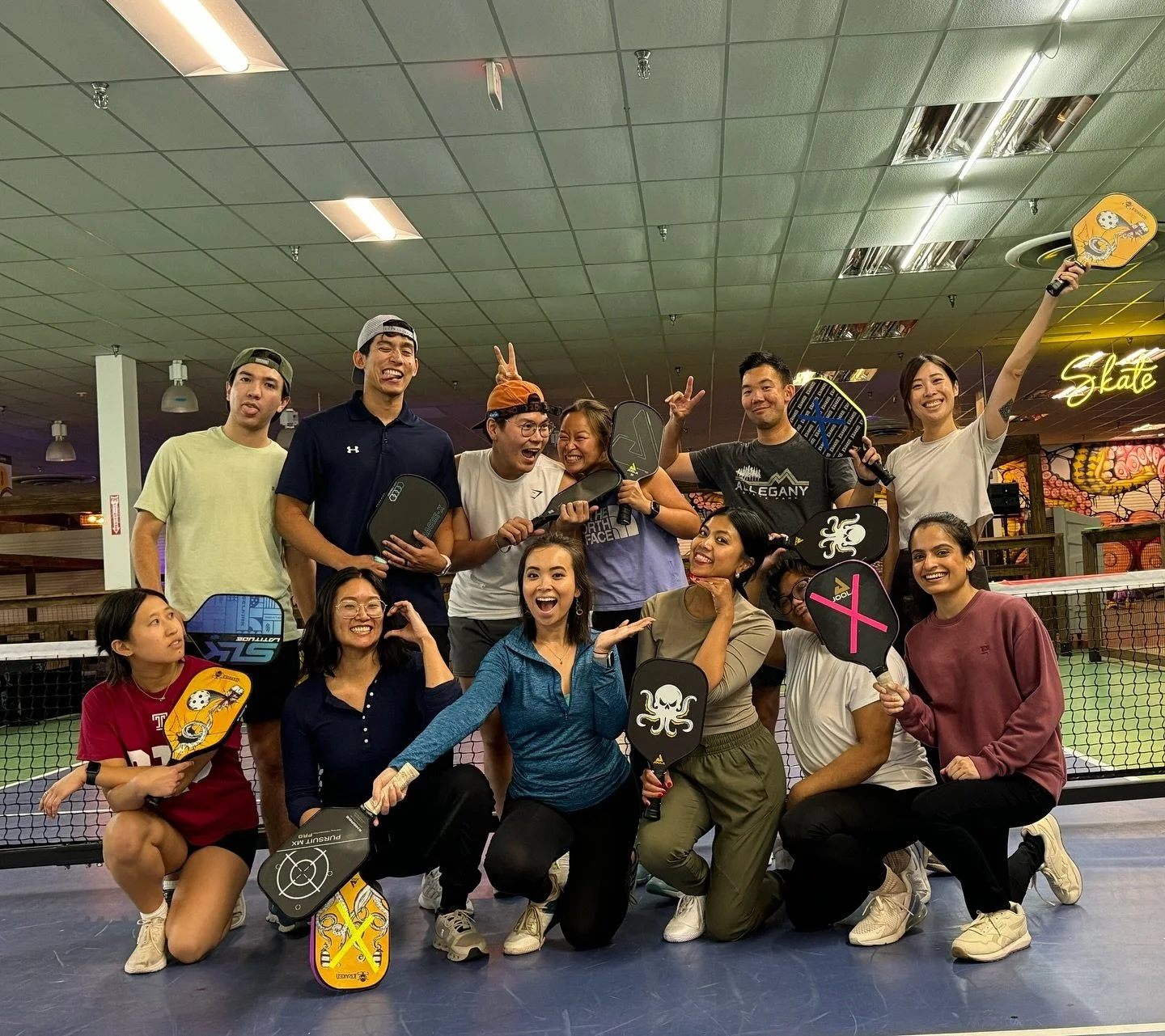 We had a blast playing pickleball today! Thanks to all who joined (some for their first AAJA outing!) and to @joolapickleball for donating two paddles for the event. We&rsquo;ll be back on the courts soon 🏓🥒