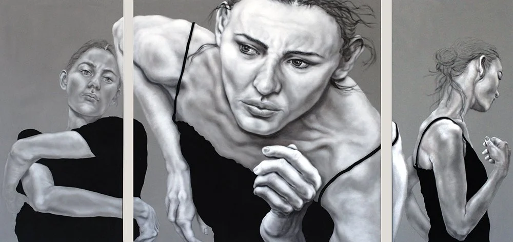 Exceptional oil portaits of passionate women's emotions, Untether, Release, Return, by Pamela Frankel Fiedler.  www.frankelfiedler.com