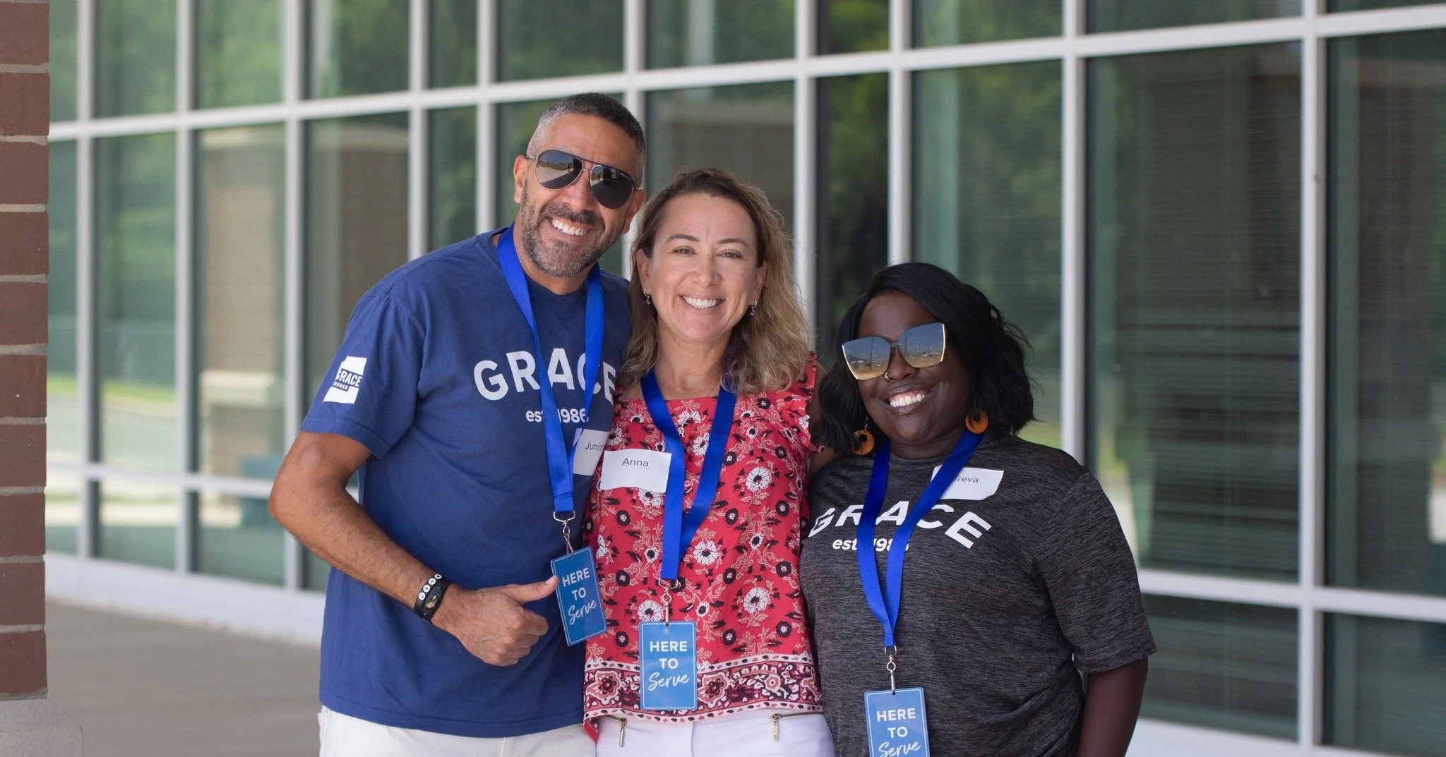 People connecting at Grace Church