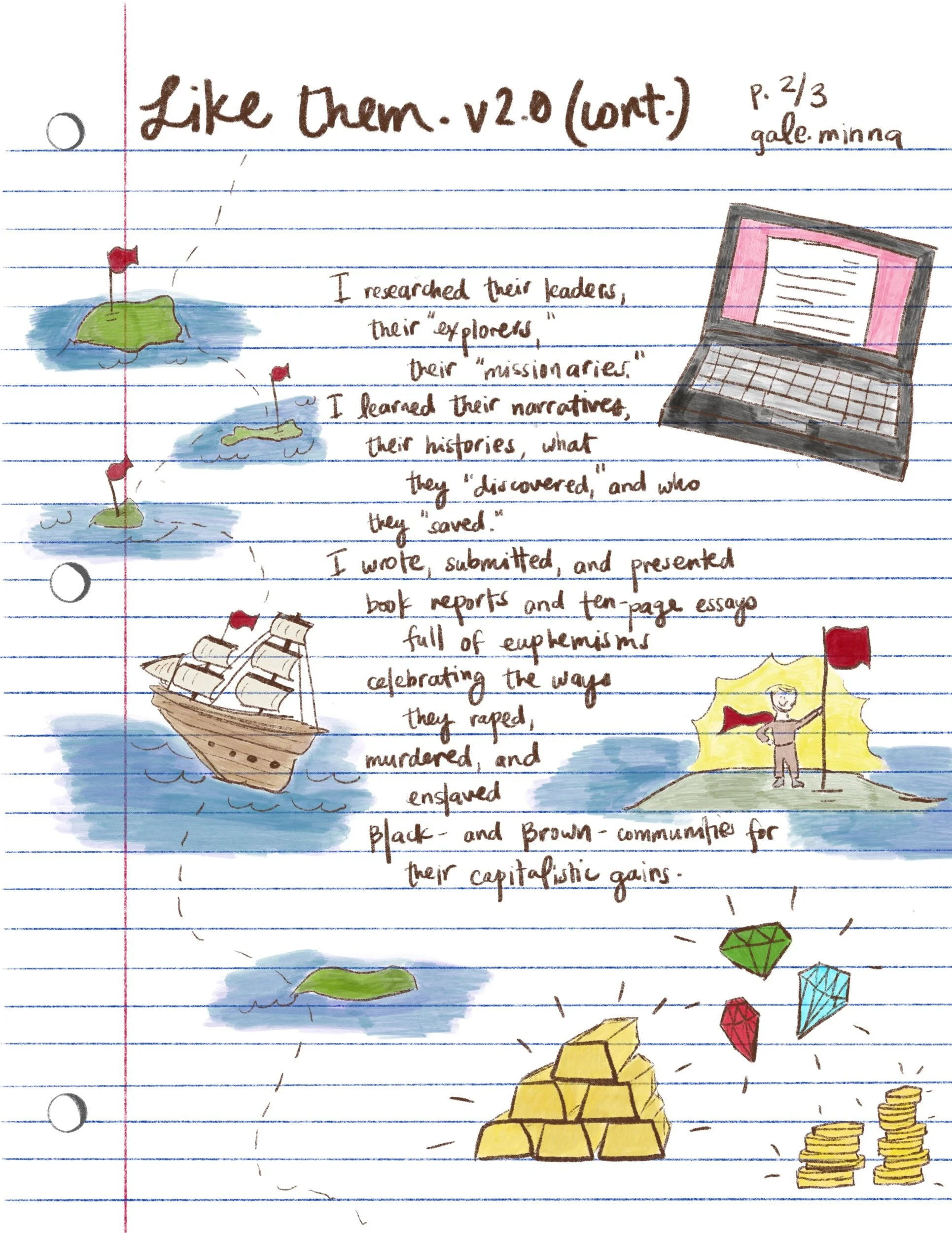 gale.minna, Like them. v2.0; March, 22, 2021 Digital art (platform: ProCreate)