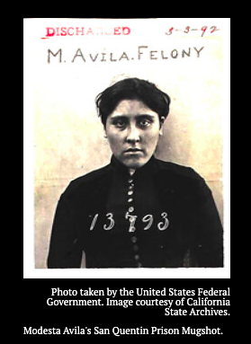 Mugshot of Modesta Avila
