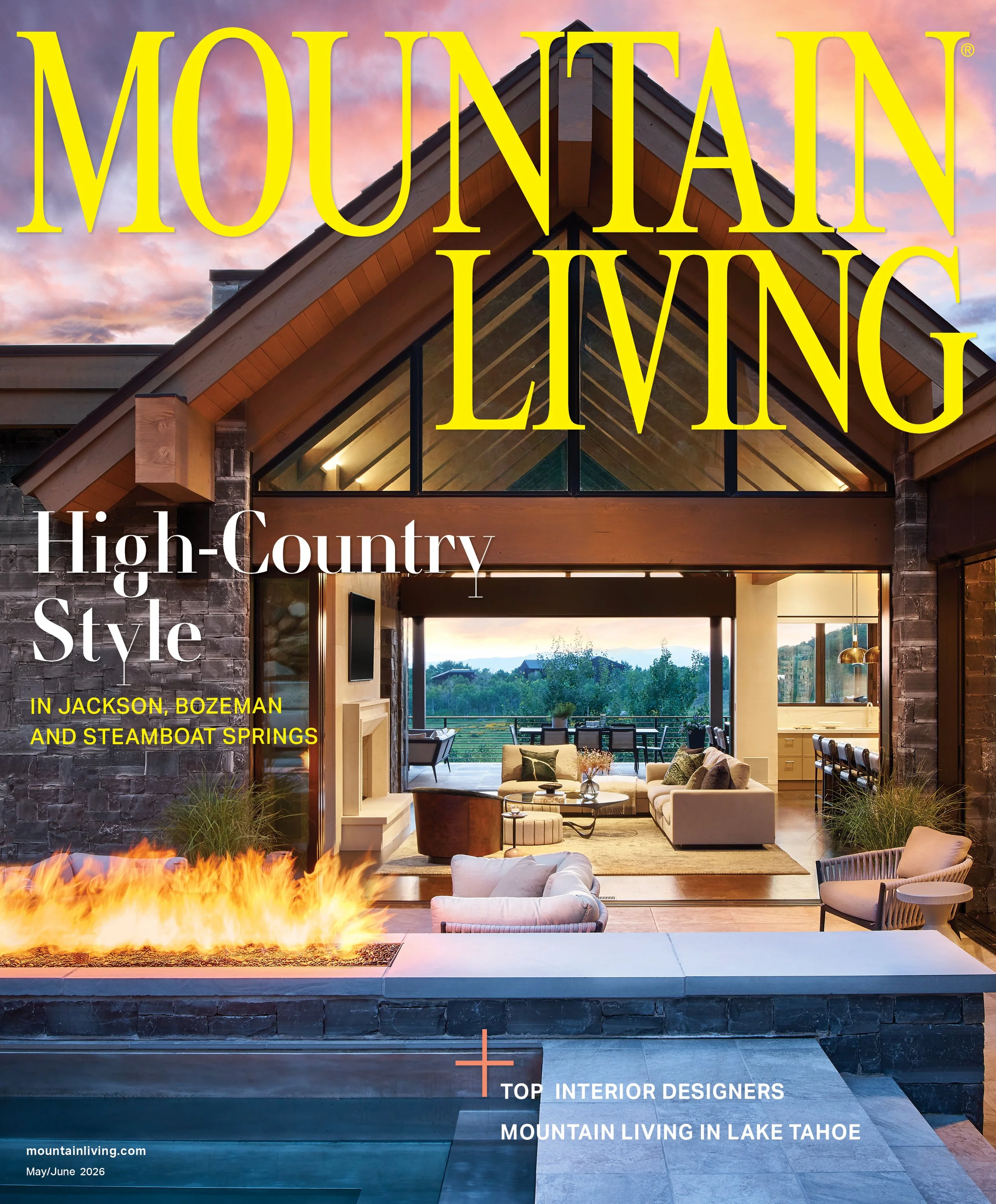 MOUNTAIN LIVING: FEATURED IN TOP MOUNTAIN INTERIOR DESIGNERS | May/June 2026