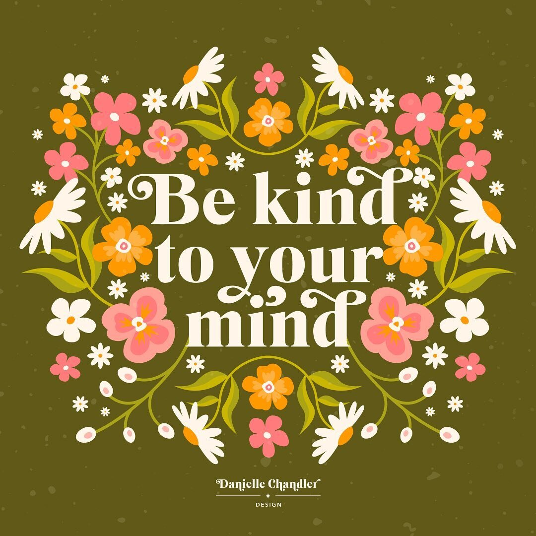 Be kind to your mind 🧠🌼

Truly the key to health &amp; happiness &amp; peace. It&rsquo;s HARD work, y&rsquo;all. But it&rsquo;s like growing a flower from a seed. It takes a little love and care and attention each day, and over time the seed transf