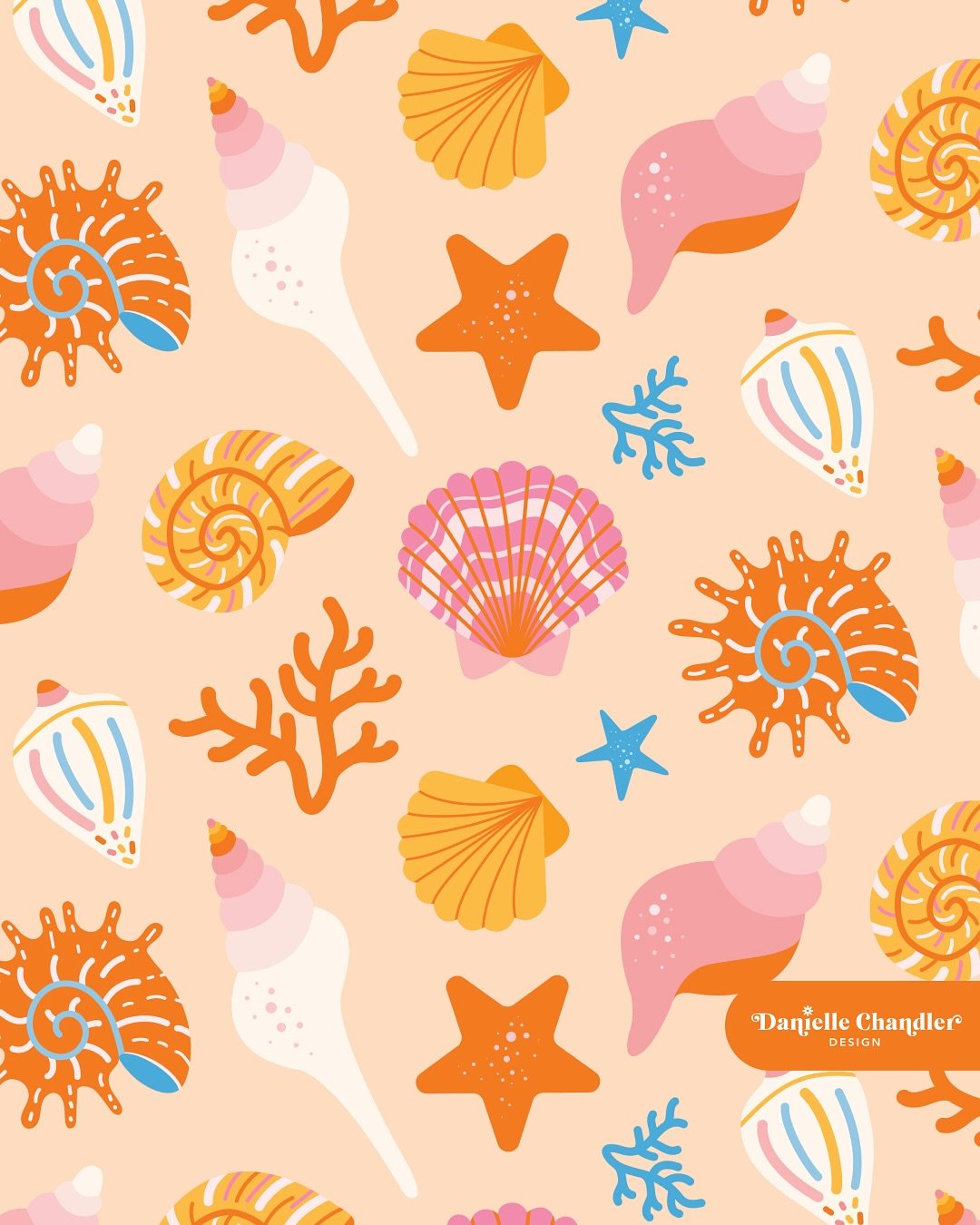 Shell yeah! 🐚

Dreaming of lazy beach days, finding tiny treasures in the sand. The magic of summer and sea shells. 💫

A new sea shell pattern for a new collection I&rsquo;ve been working on, inspired by La Dolce Vita and the Italian coast.

#shell