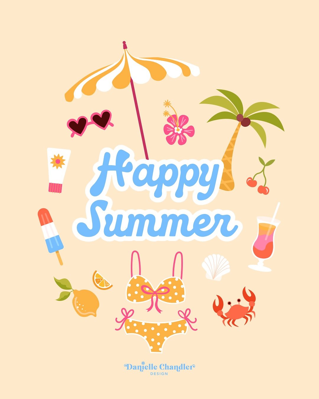Happy summer! ☀️👙🌴🍹