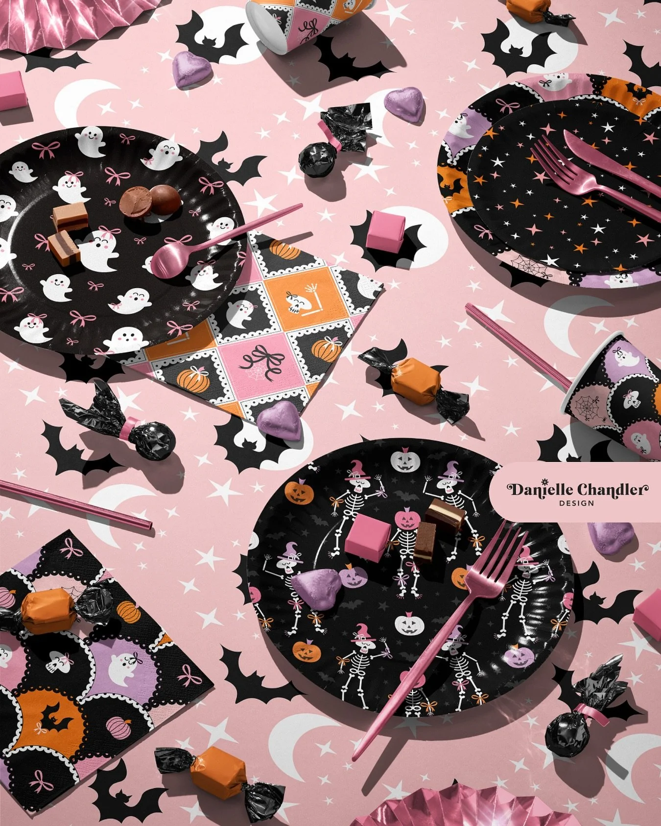 Manifesting a collection of Halloween party supplies 🎃💖

There&rsquo;s something so magical about seeing patterns and artwork come together!