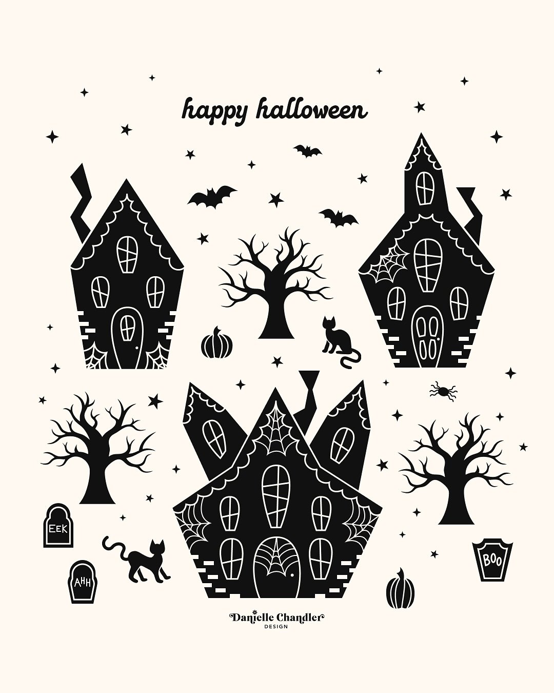 Happy Halloween! 🎃🦇👻

The day is finally here! What are you doing to celebrate?

[ haunted house ] [ spooky season ] [ freelance artist ] [ surface design ] [ illustrator and illustration ]