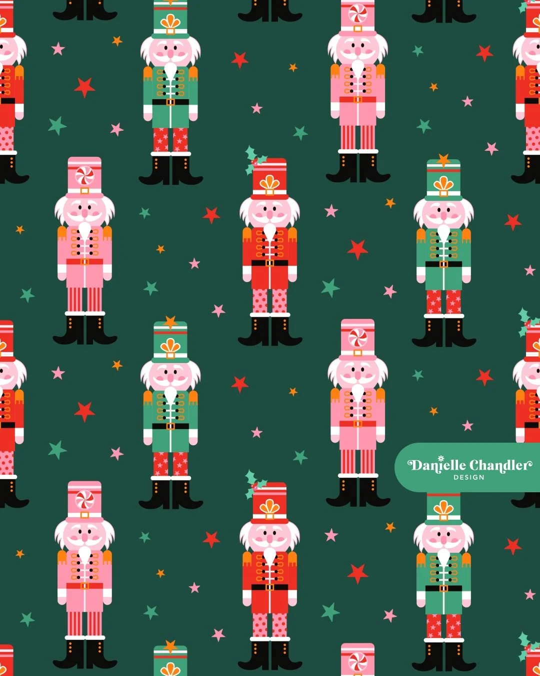 Oh, nuts! It&rsquo;s almost Christmas. Better get crackin&rsquo;! 🥜🎄

I can&rsquo;t resist a good pun, especially when it comes to the holidays. Sharing some Nutcrackers today in illustration and pattern form! Would love to create a whole collectio