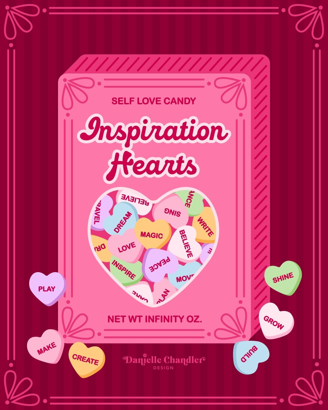 Some Inspiration Hearts to make your Friday a little sweeter ❤️🩷

Got this idea yesterday and had to make it real! Creating art for Valentine&rsquo;s Day has been my escape lately, and I have so many cute pieces I&rsquo;m excited to share. 

🏷️ [ s