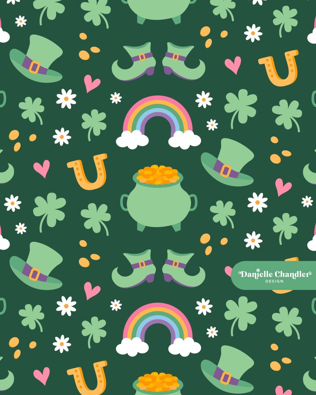 Have a lucky day 🍀🌈💖

Tomorrow is St. Patrick&rsquo;s Day, so of course I&rsquo;m sharing more on theme art! I created a full collection of patterns that I think turned out super cute, so I&rsquo;ll be sharing more of them this week. If you&rsquo;
