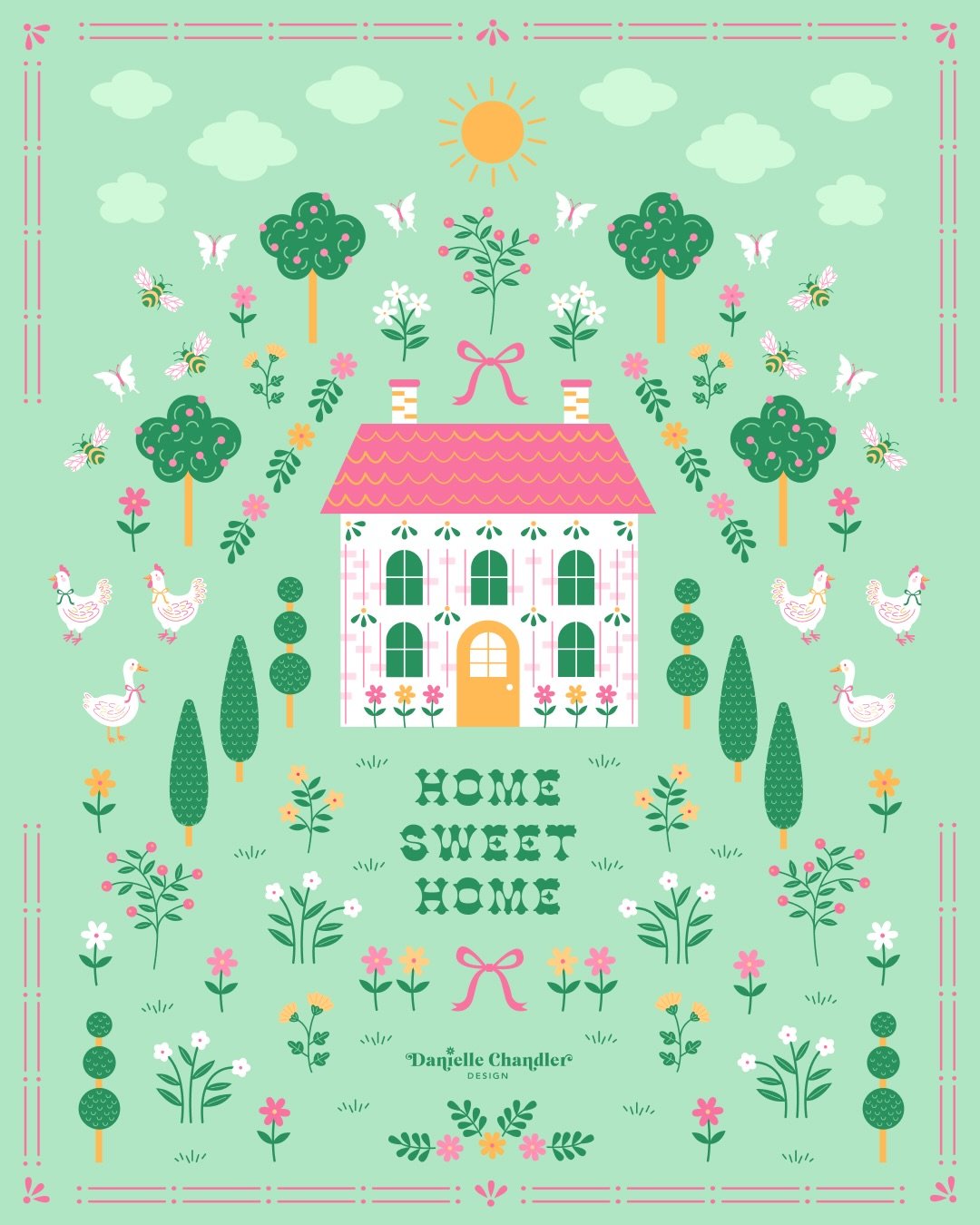 Home sweet home 🏡💖🌼

A new illustration for my Cottagecore Garden collection! Which color is your favorite?

🏷️ [ art licensing &bull; colorful illustration &bull; female illustrator &bull; whimsical charming aesthetic &bull; cute artwork &bull; 