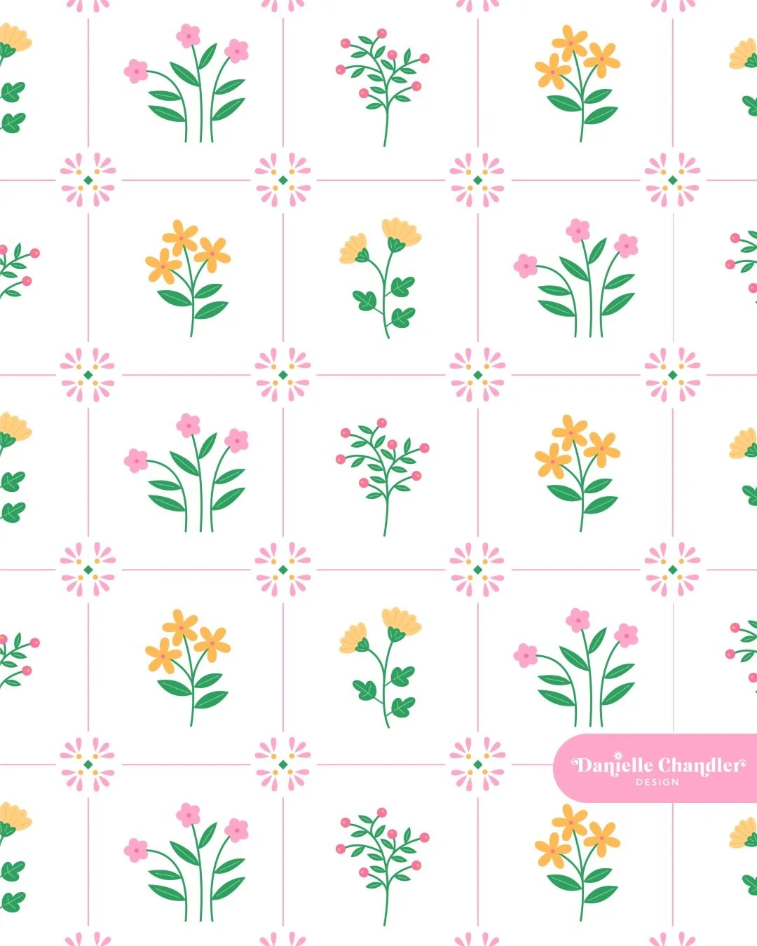 Some cute floral tiles to brighten your day 🌷🌼

The blue ones remind me of my travels in Porto, Portugal, and Dutch Delft tiles. I think they would look so pretty in a bathroom or kitchen! Should I make more?

🏷️ [ surface pattern designer &bull; 