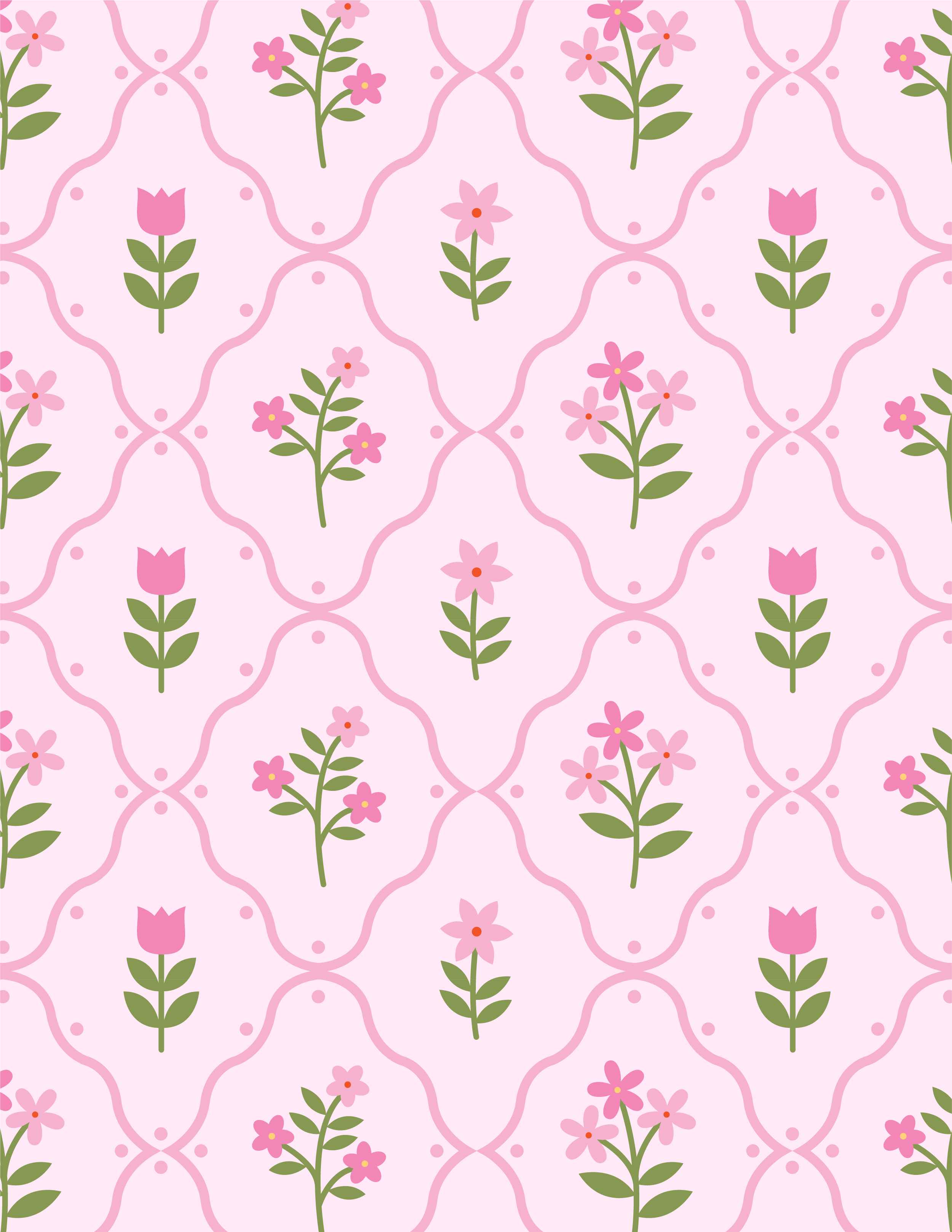 Floral Diamond Lattice - Pink.png