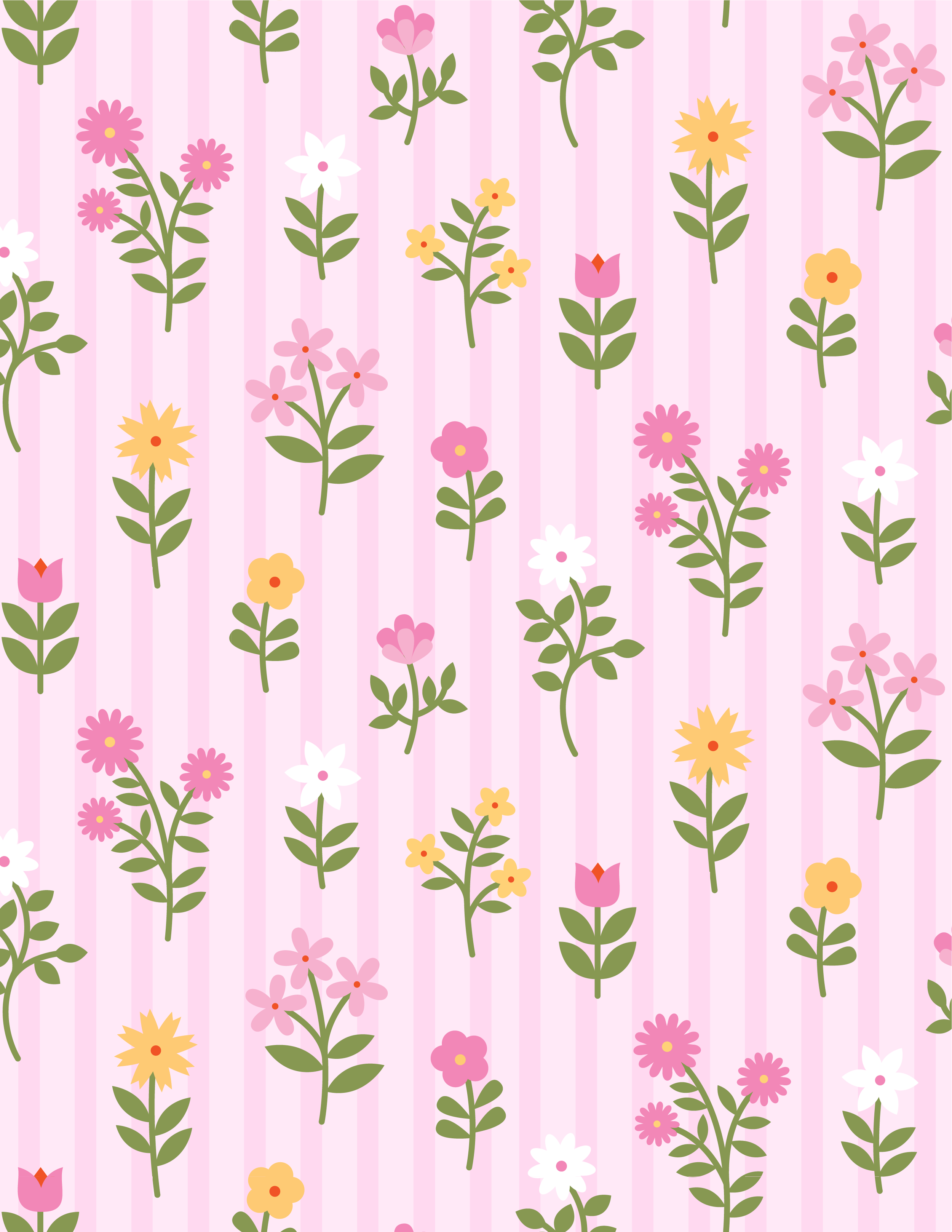 Spring Floral Stripes - Pink.png