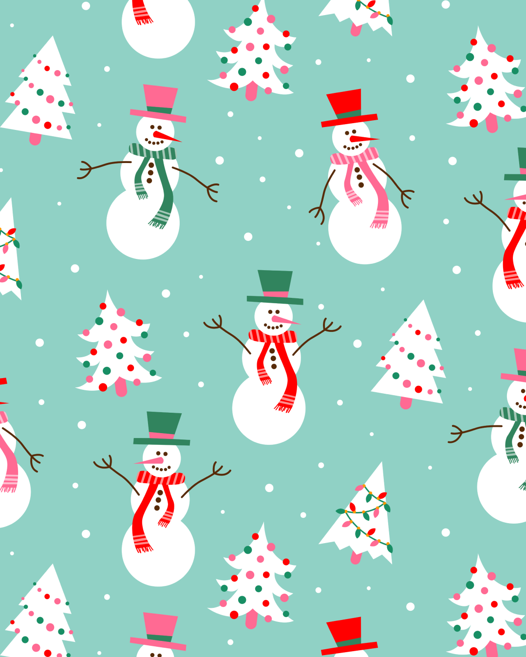 Snowmen and Christmas Trees.png