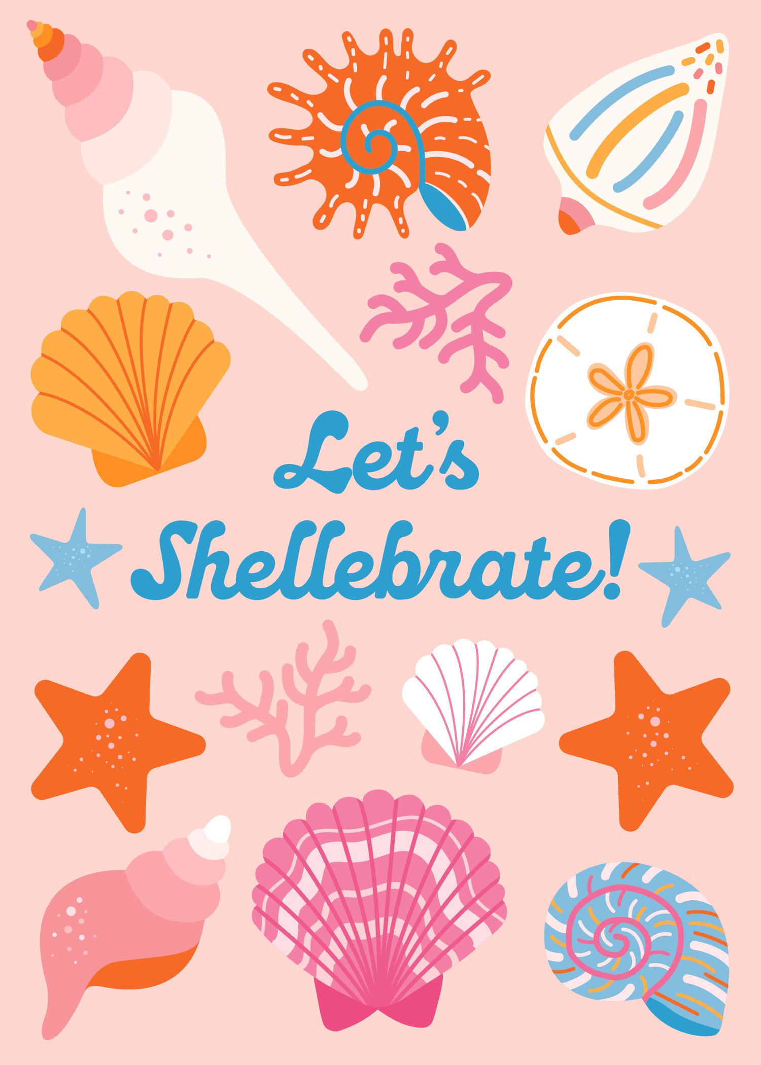 Greeting Cards_Lets Shellebrate - Danielle Chandler Design.jpg
