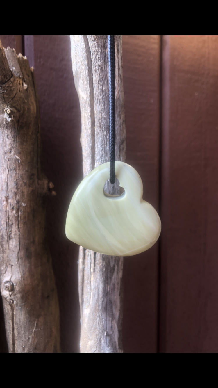 Infinite Crystal Stone Heart ♥ With Heart Cut Out