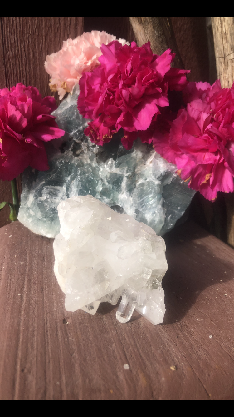 Clear Quartz Crystal Cluster #5
