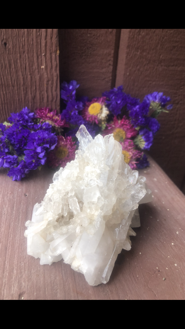 Clear Quartz Crystal Cluster #2