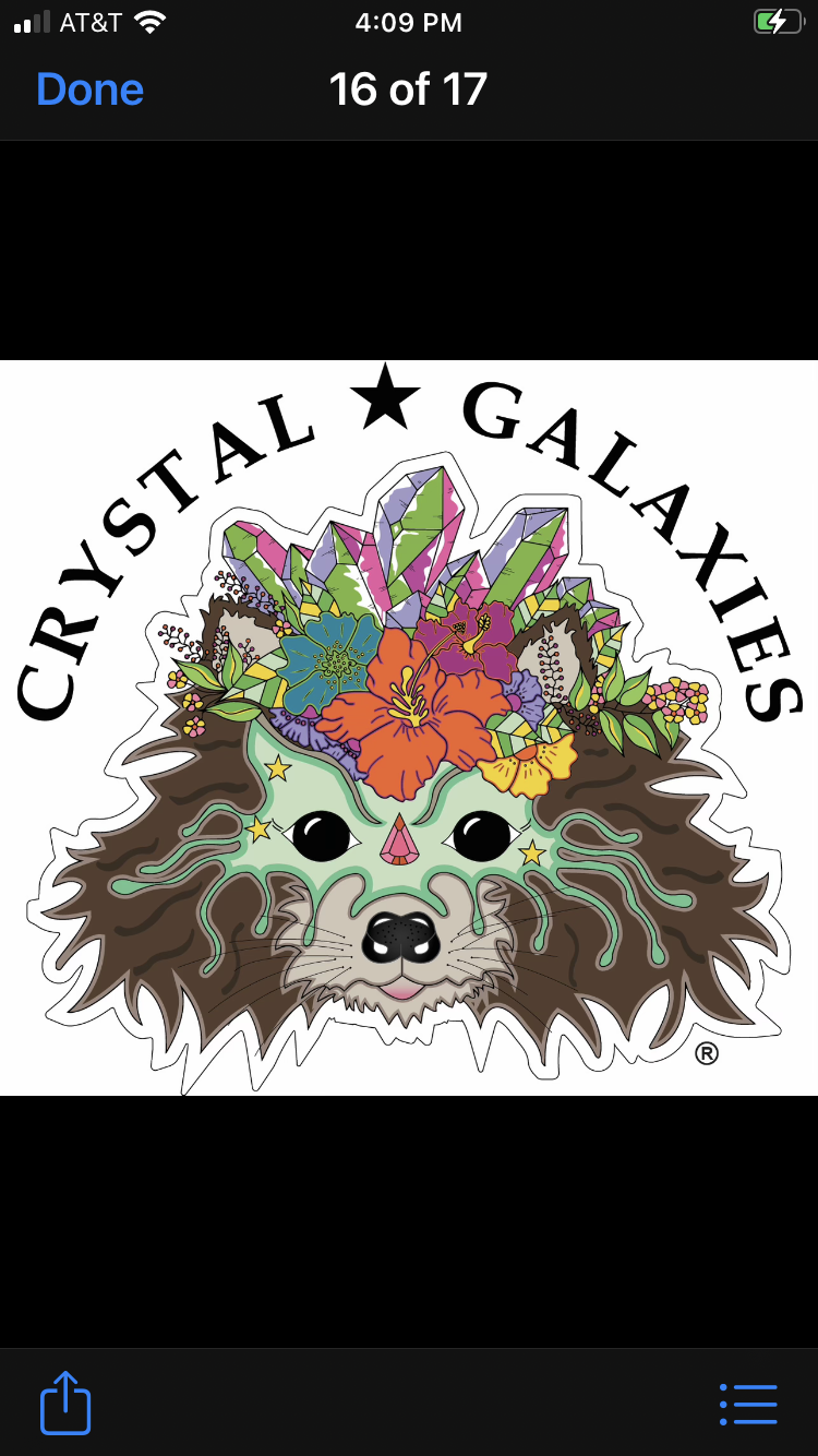 T-Shirt - Crystal Galaxies~ The Beautiful Ms. Margaret ~ 1/2  Circle Design ~ TShirt- 3 Different Logo Placements To Choose From