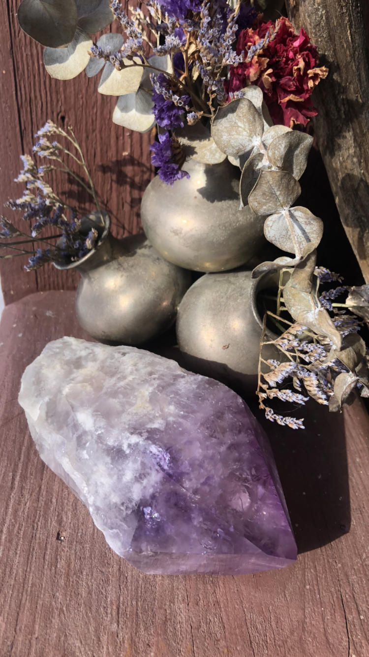 X-Large Natural Amethyst Scepter Point #5