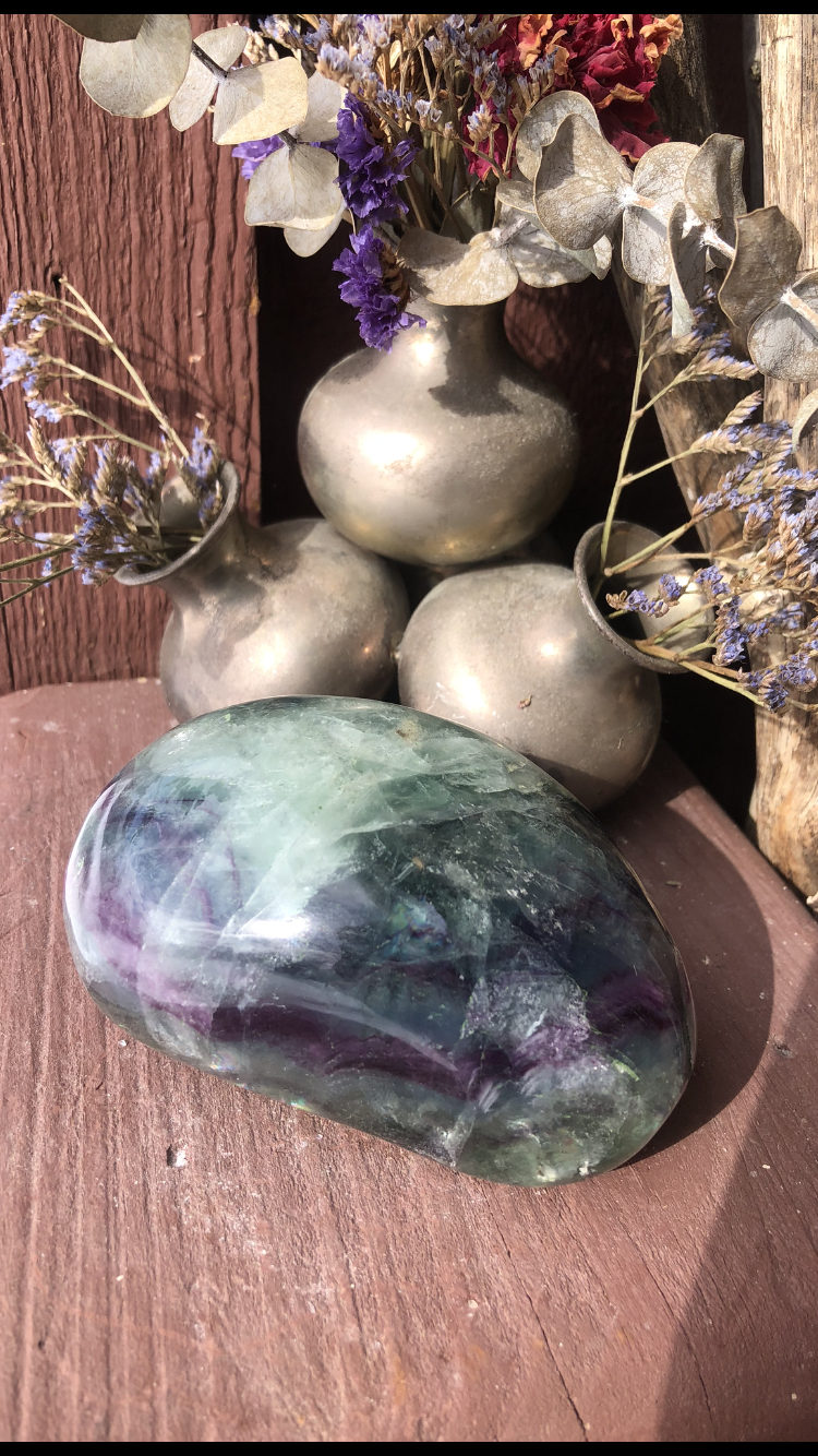 X-Large Rainbow Fluorite Stone