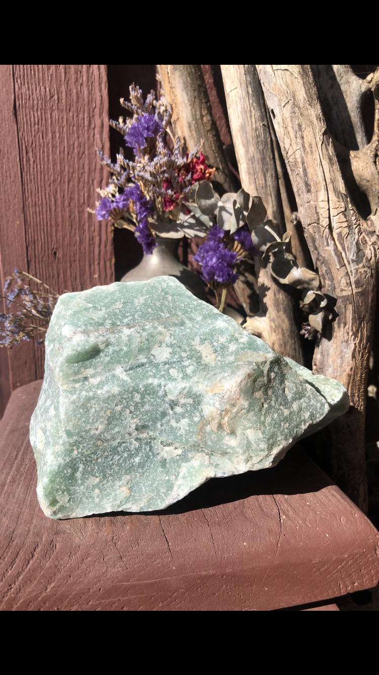 X-Large Raw Green Aventurine