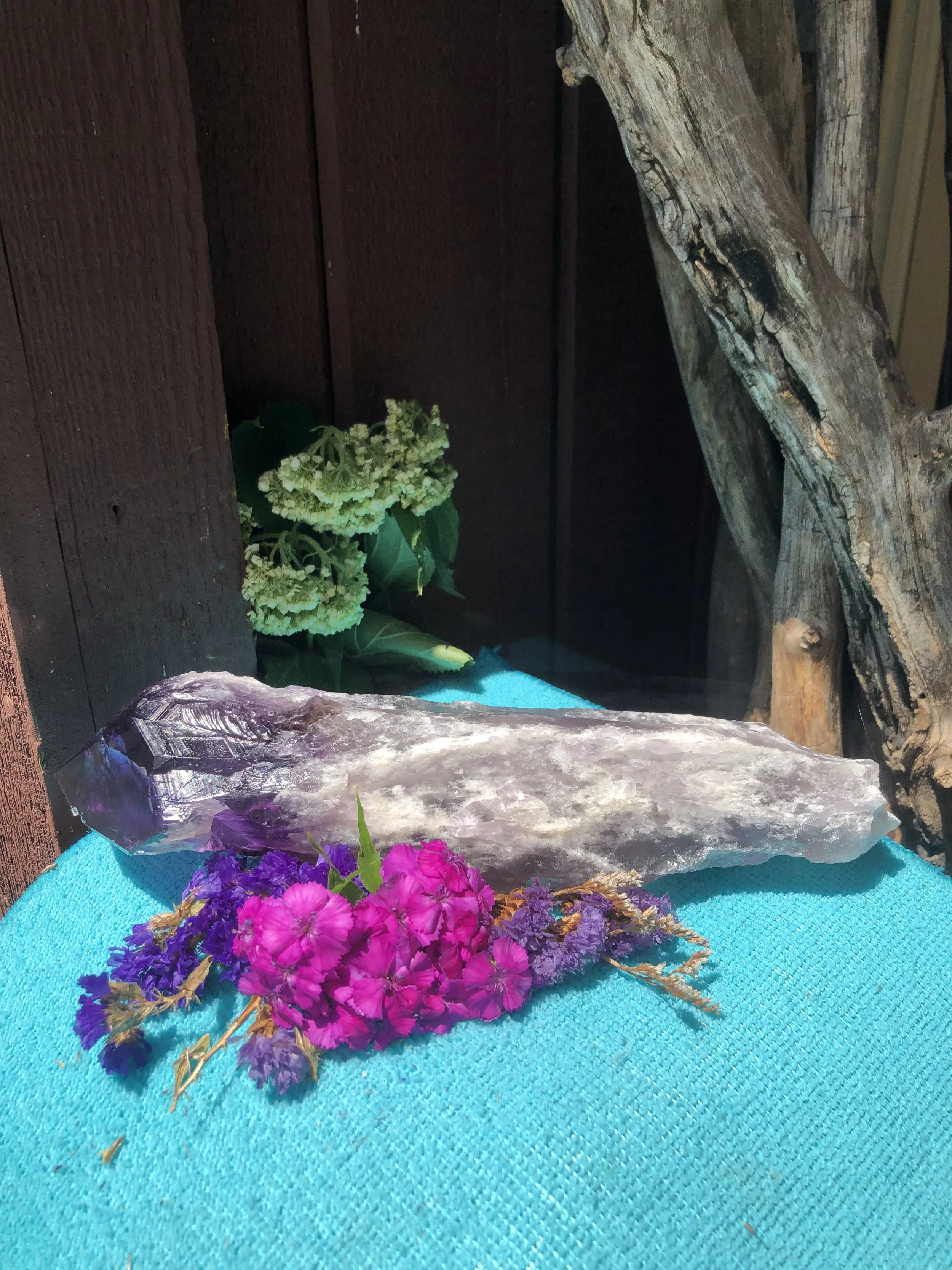 X-Large Natural Amethyst Scepter Point #2