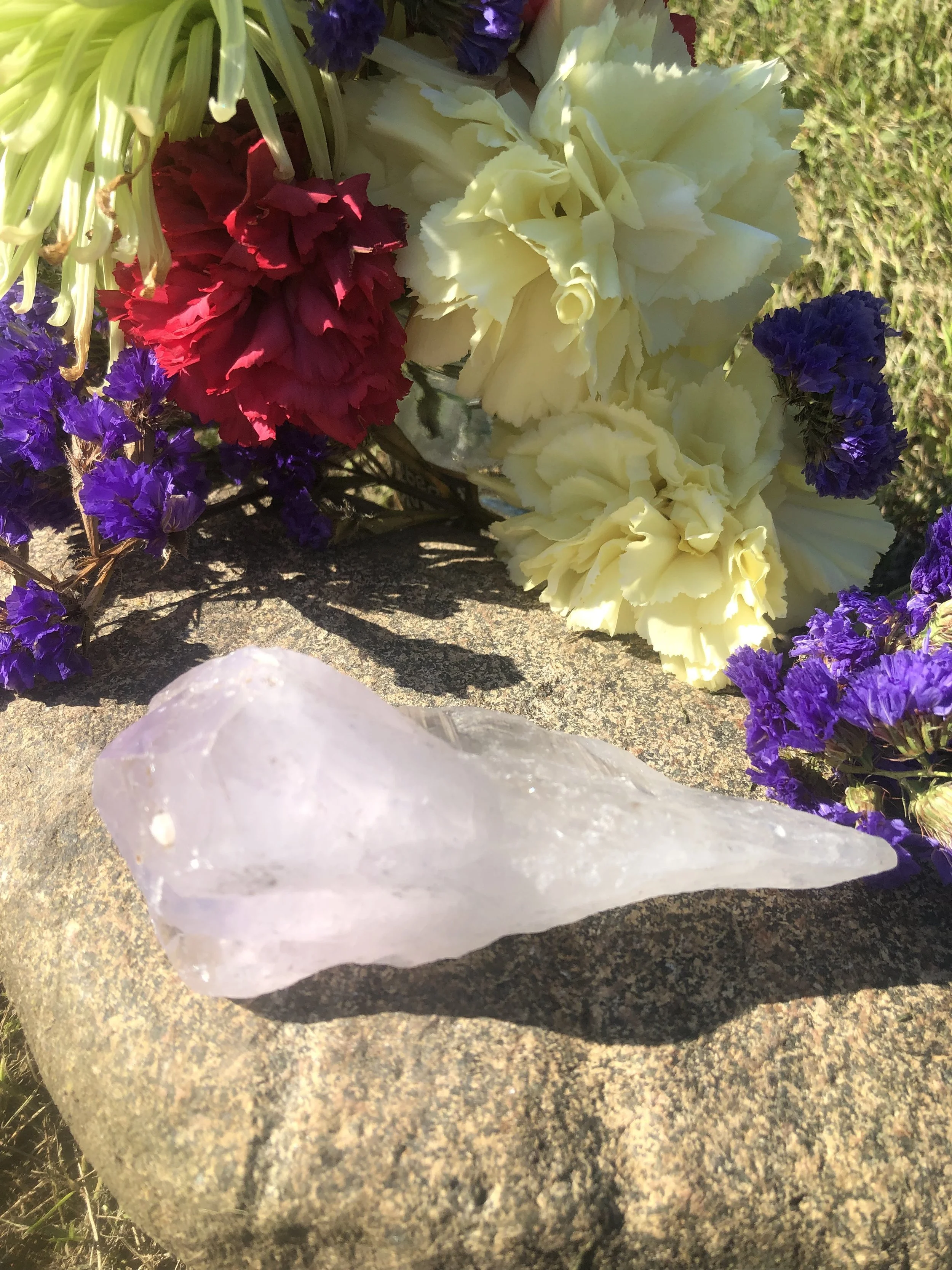 Large Natural Amethyst Point #15