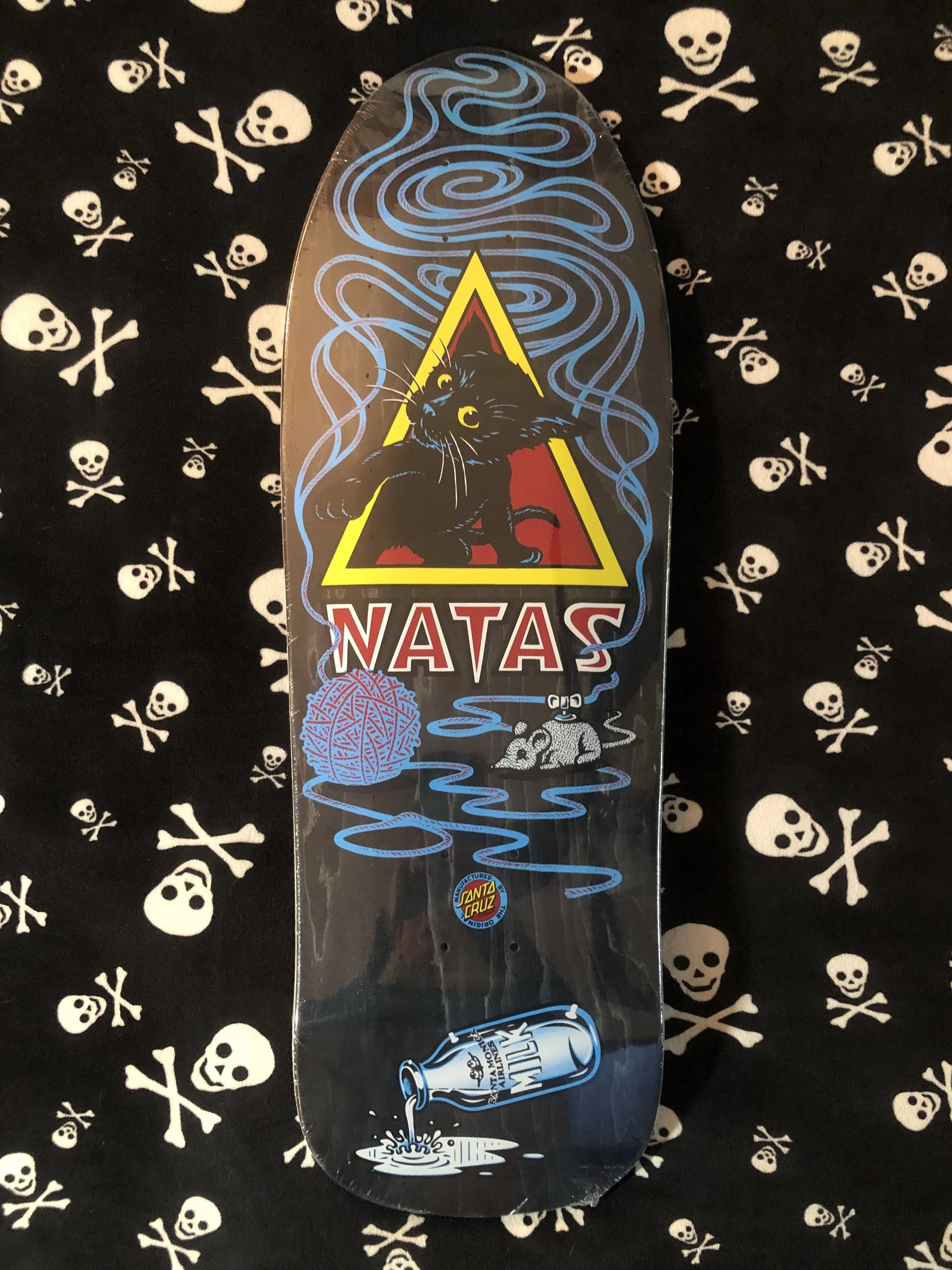 Santa Cruz~ Natas Kitten Reissue Skateboard Deck — CRYSTAL GALAXIES LLC