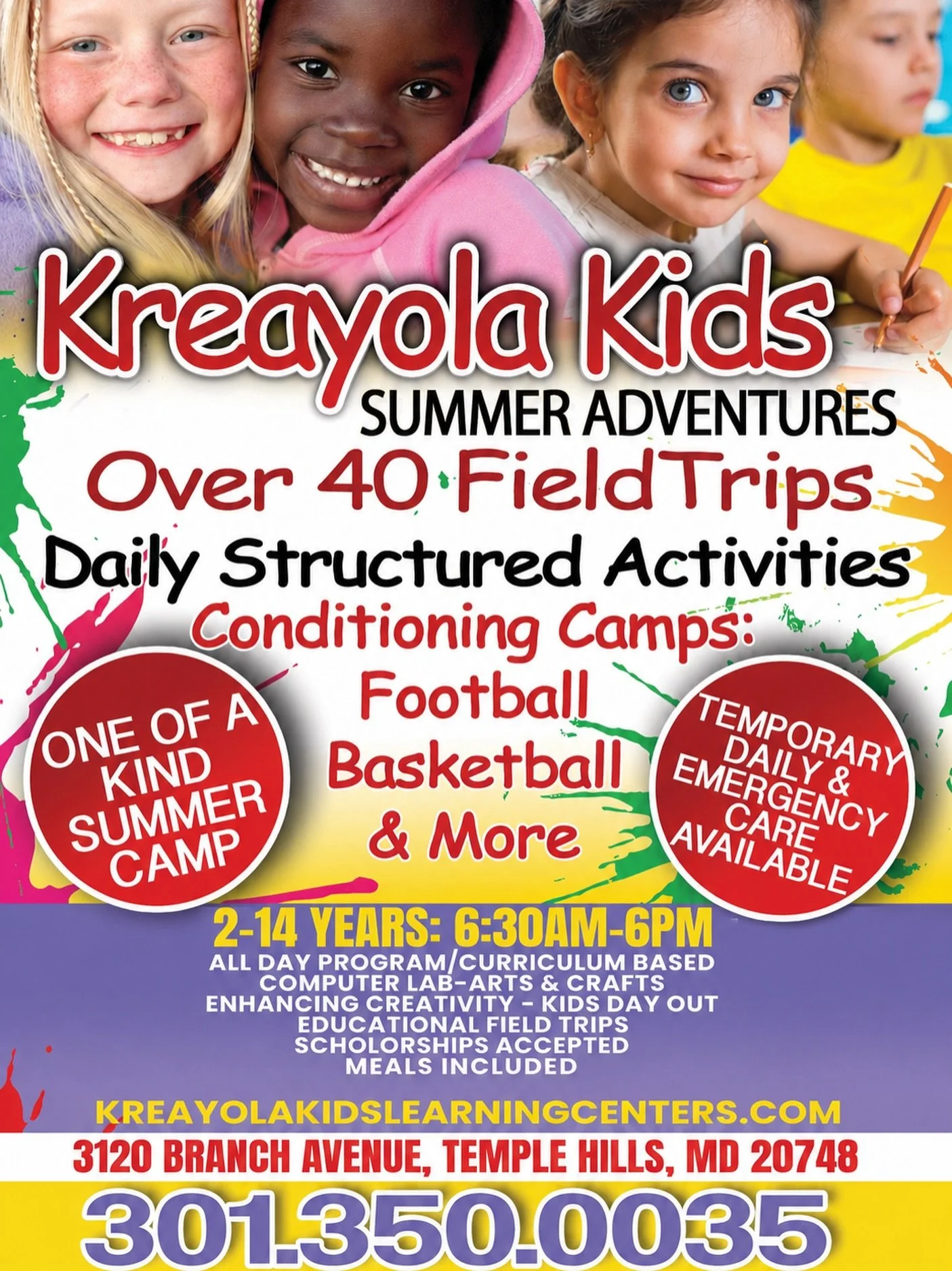 ☀️ SUMMER CAMP LOADING&hellip; ⏳🎒

The countdown is ON and spots are disappearing FAST! 🚌💨 
Get ready for field trips, outside fun, games, sports, arts &amp; crafts, and memories your kids won&rsquo;t stop talking about 😭💛

Registration is OPEN!
