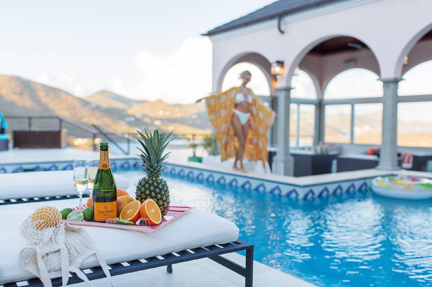 The Finisterre Estate, where all of your needs are met from the most helpful concierge, to stunning views, a comfortable and inviting atmosphere and more.

#finisterreestate #stjohnvirginislands #veuveclicquot #luxuryvillas
