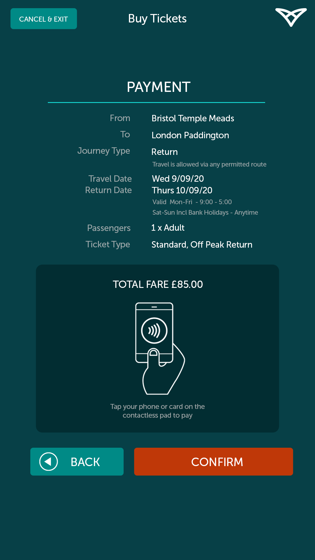 Touchless Train Ticket