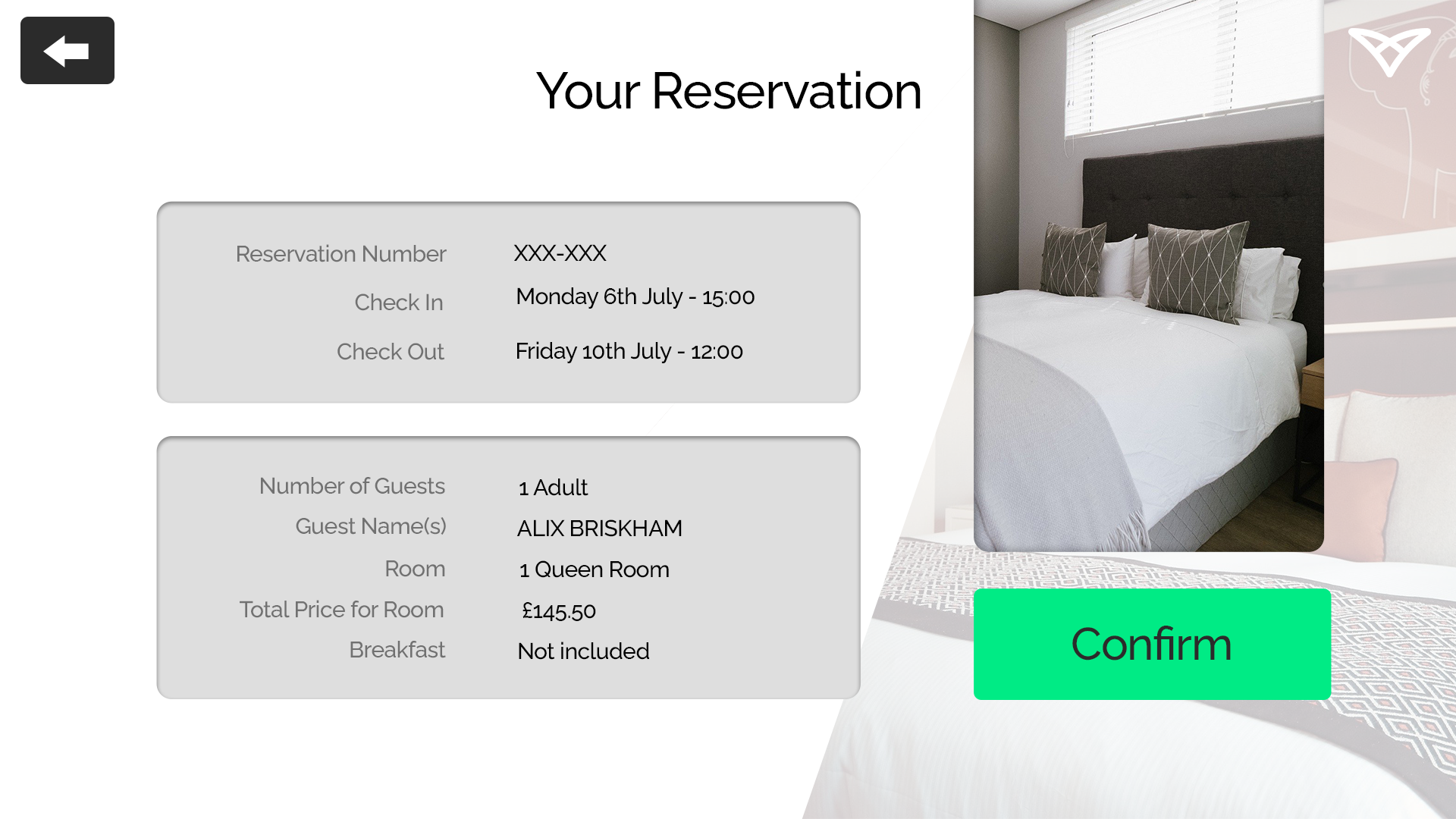 Touchless Hotel Check-in