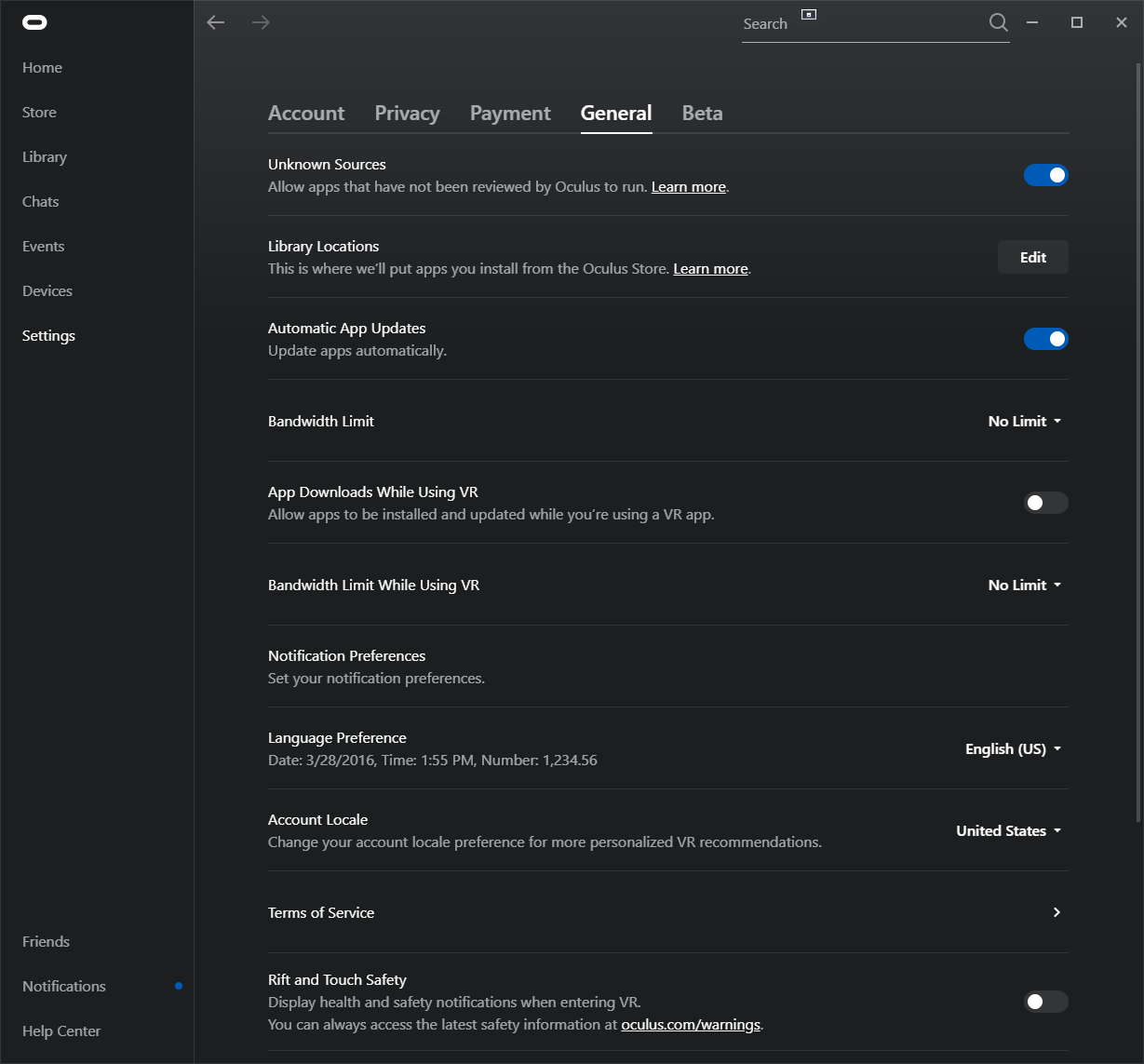 oculus external apps