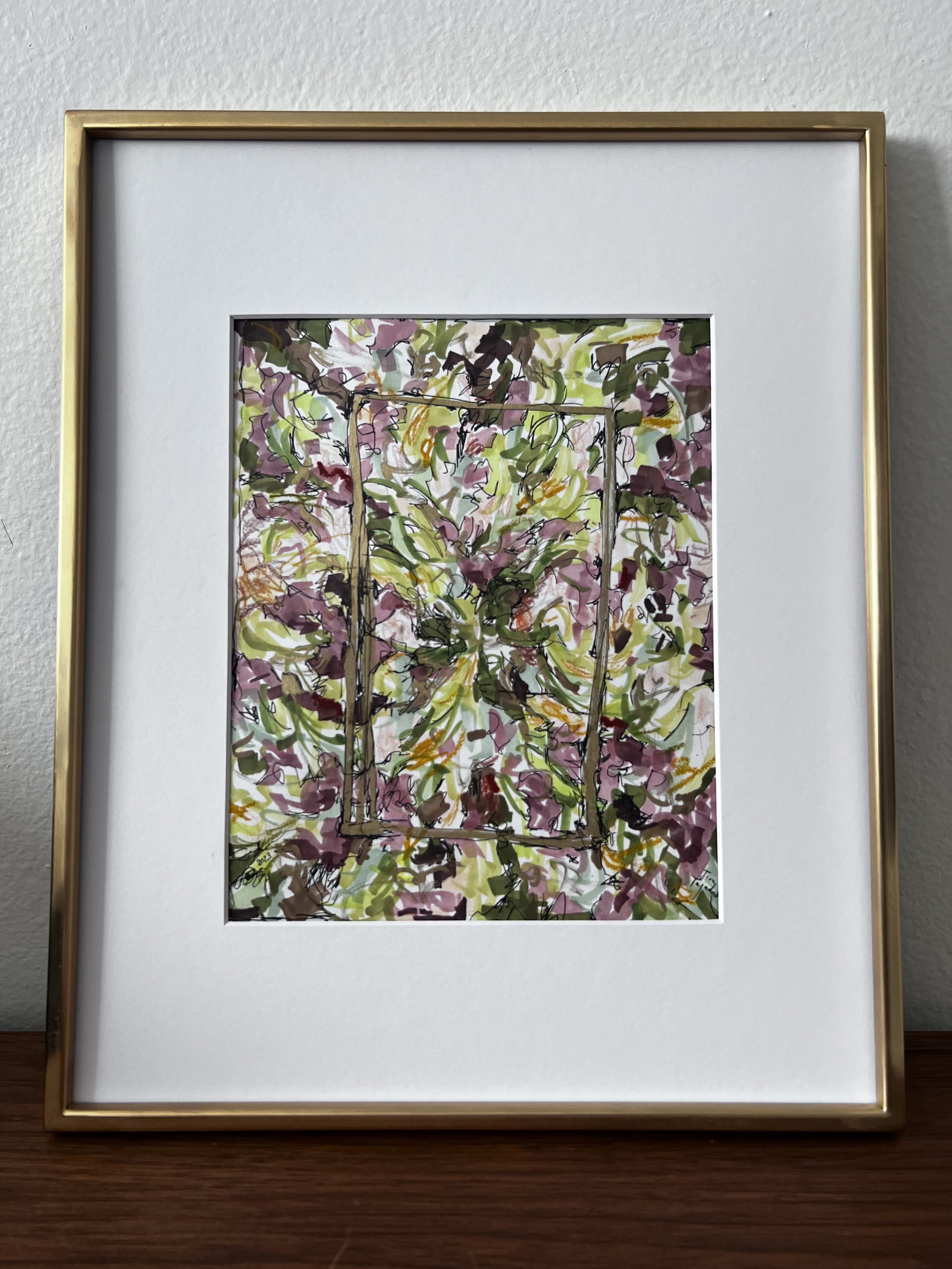 Mixed media drawing-c