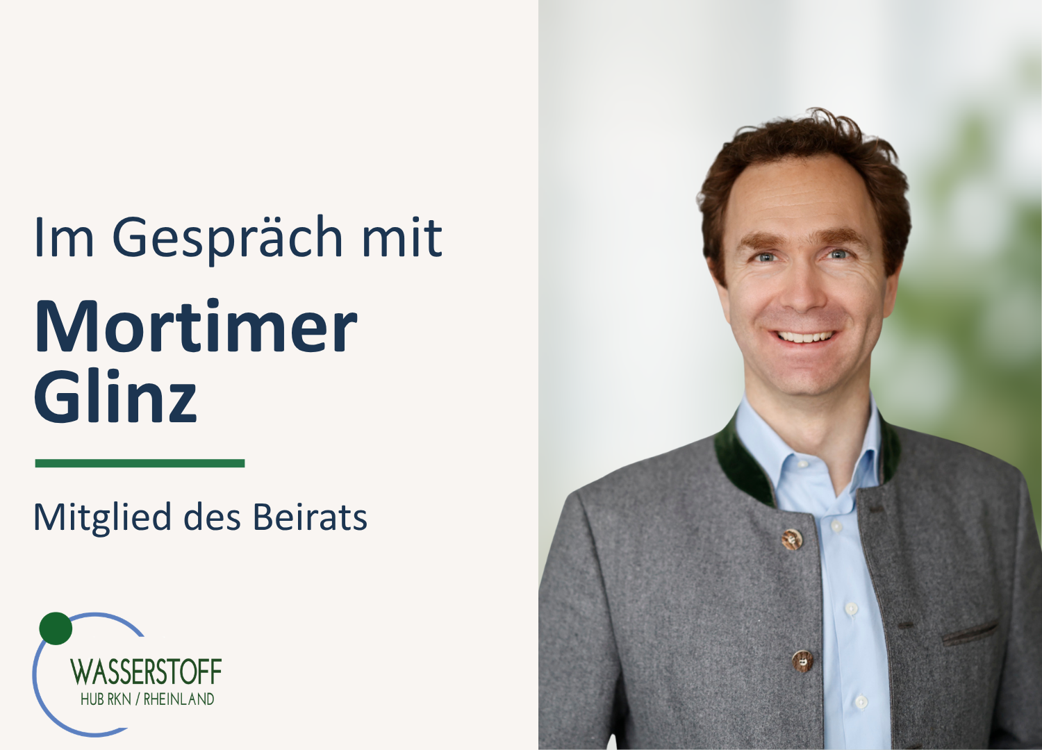 Im Gespräch mit ...   Mortimer Glinz