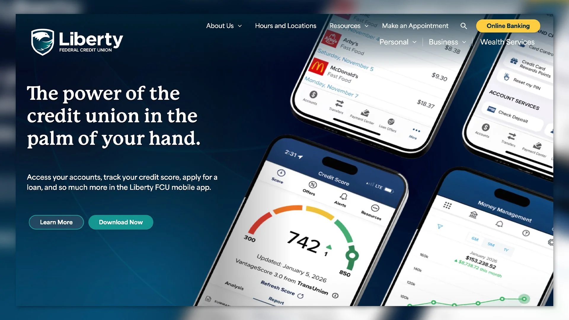 The landing page's hero features a looping HTML5 crawl of 3D phone assets built in Spline 3D.