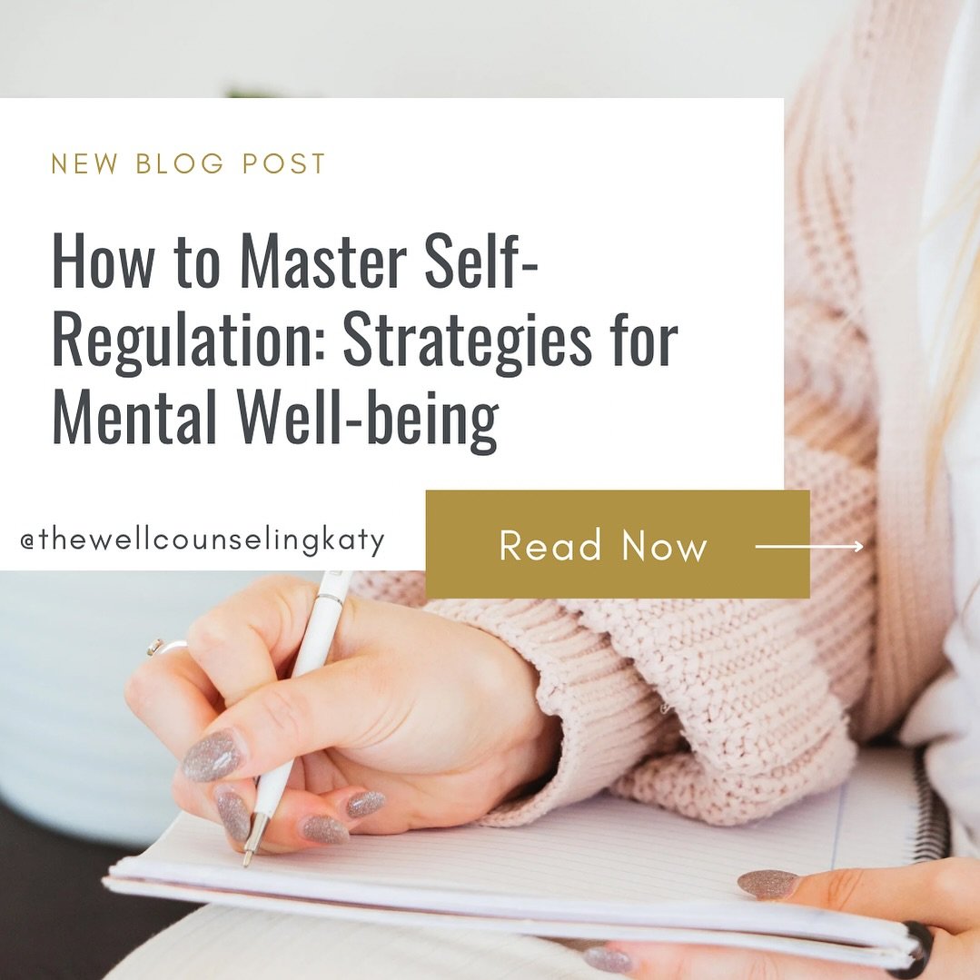 Okay okay &ldquo;mastering&rdquo; is a strong word&hellip; but how about some helpful insights on what&rsquo;s affecting your ability to self-regulate and a list of tools to start trying today!?👏🏽

Head over to our website to read our latest blog &