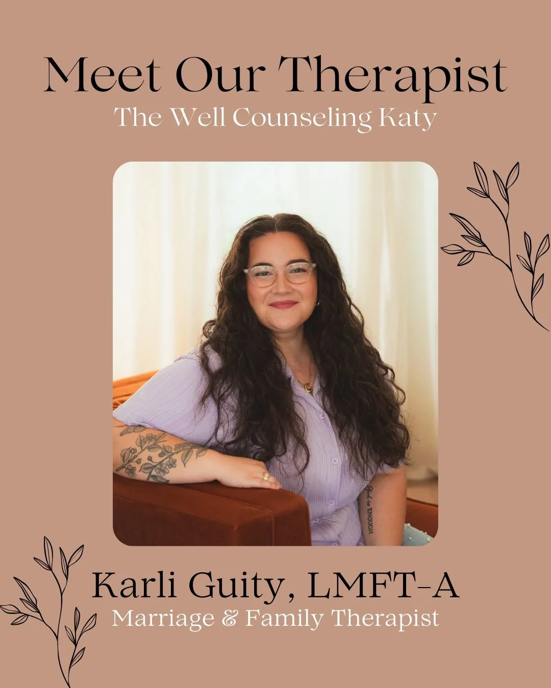 We&rsquo;re thrilled to introduce Karli Guity, our newest therapist here at The Well🤍✨
Karli is passionate about helping clients reclaim their story, heal from trauma, and build stronger, more connected relationships. With a narrative and relational