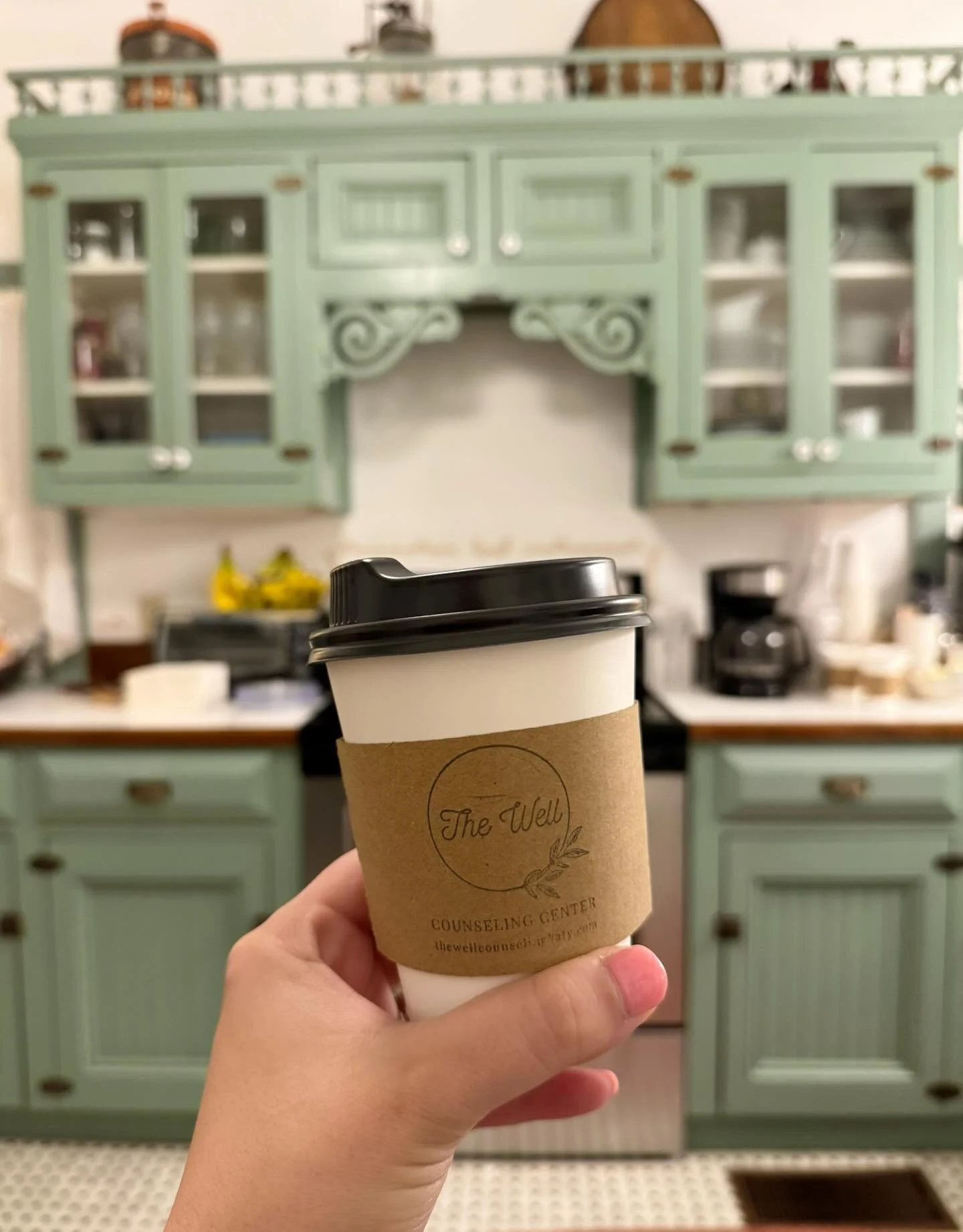 when even the retreat center kitchen is on brand >>>