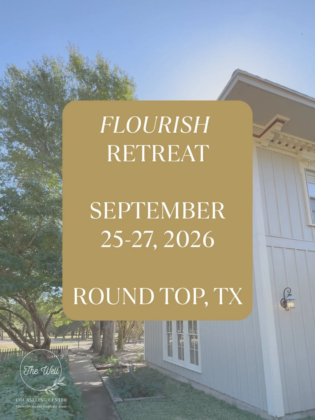 We are hosting another Flourish Marriage Retreat this Fall🌿

A Faith-based weekend designed for couples who desire to be intentional about connection, communication, and growth. 

📍Round Top TX
🫶🏼Limited to 6 couples

Guided sessions and practica