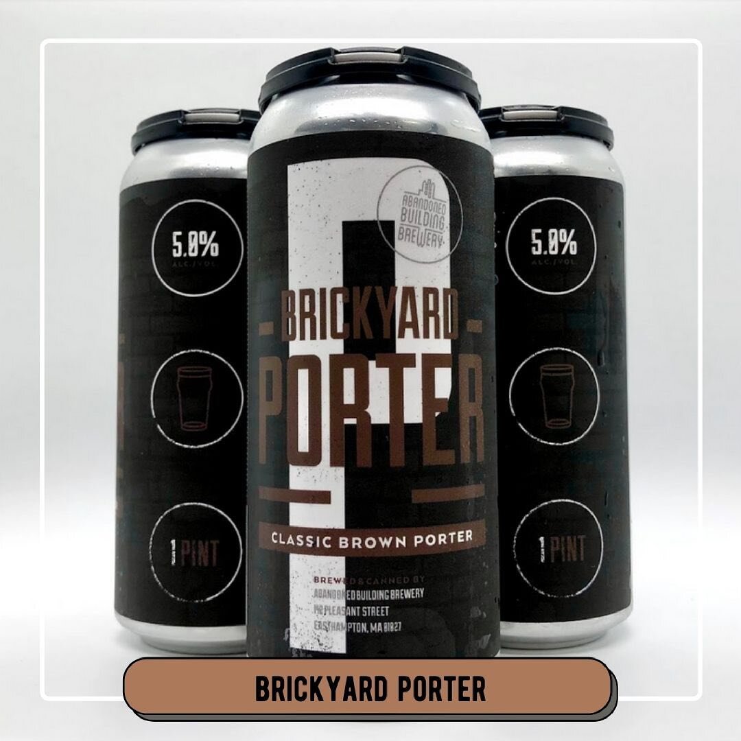 Brickyard Porter is a classic English-Style Brown Porter. Brewed with Marris Otter Pale Ale malt and a few secret specialty malts, it offers a full bodied base that builds up flavor levels of fresh bread, dark chocolate, and gooey caramel. Our Porter