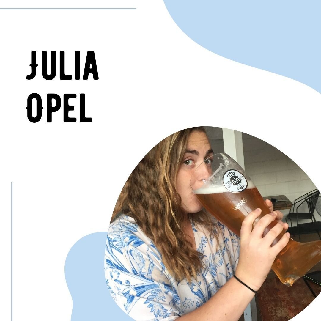 It's time for a #StaffFeature! 

Julia Opel is our amazing Assistant Brewer. 🍺  She hails from Madison, Wisconsin in the heart of the Dairy Land, so she loves beer and cheese. Julia loves Belgian style beers and is a huge fan of Lola's, Odin, and St